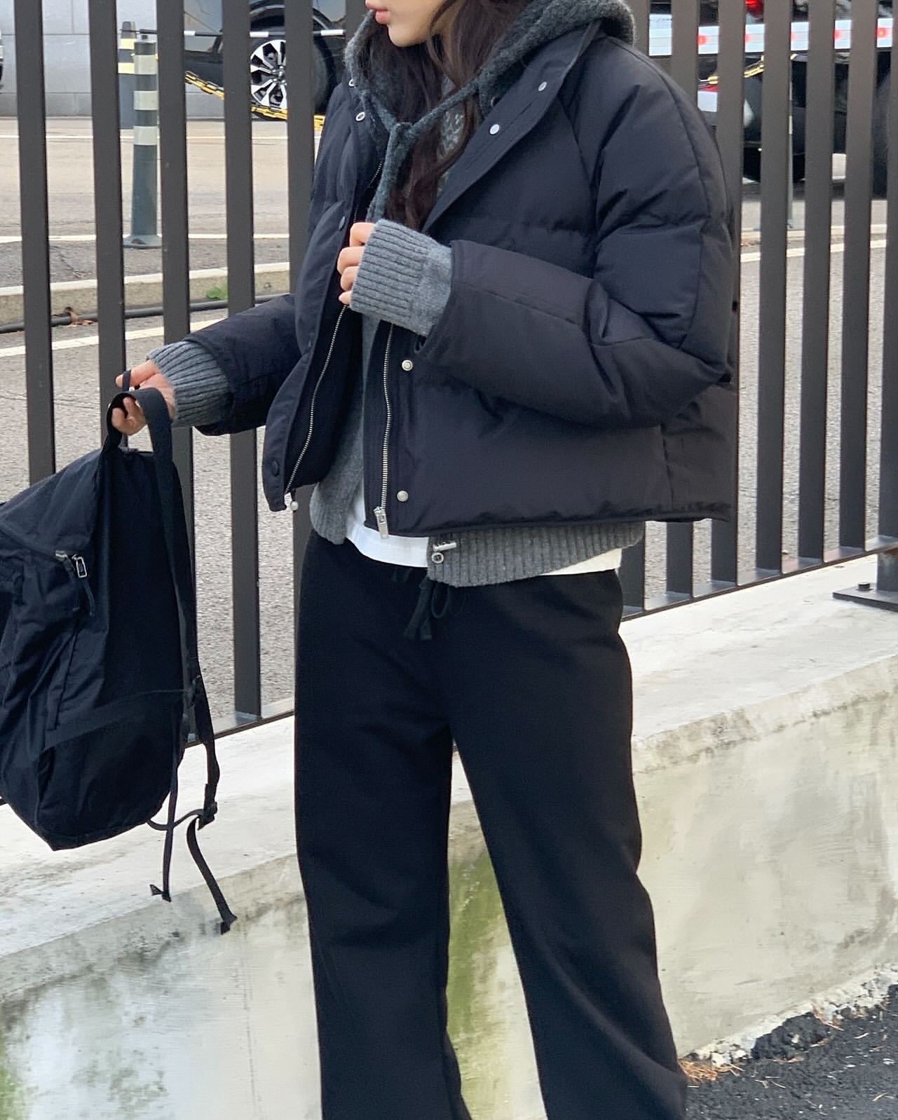 Carol goosedown short padding-2col