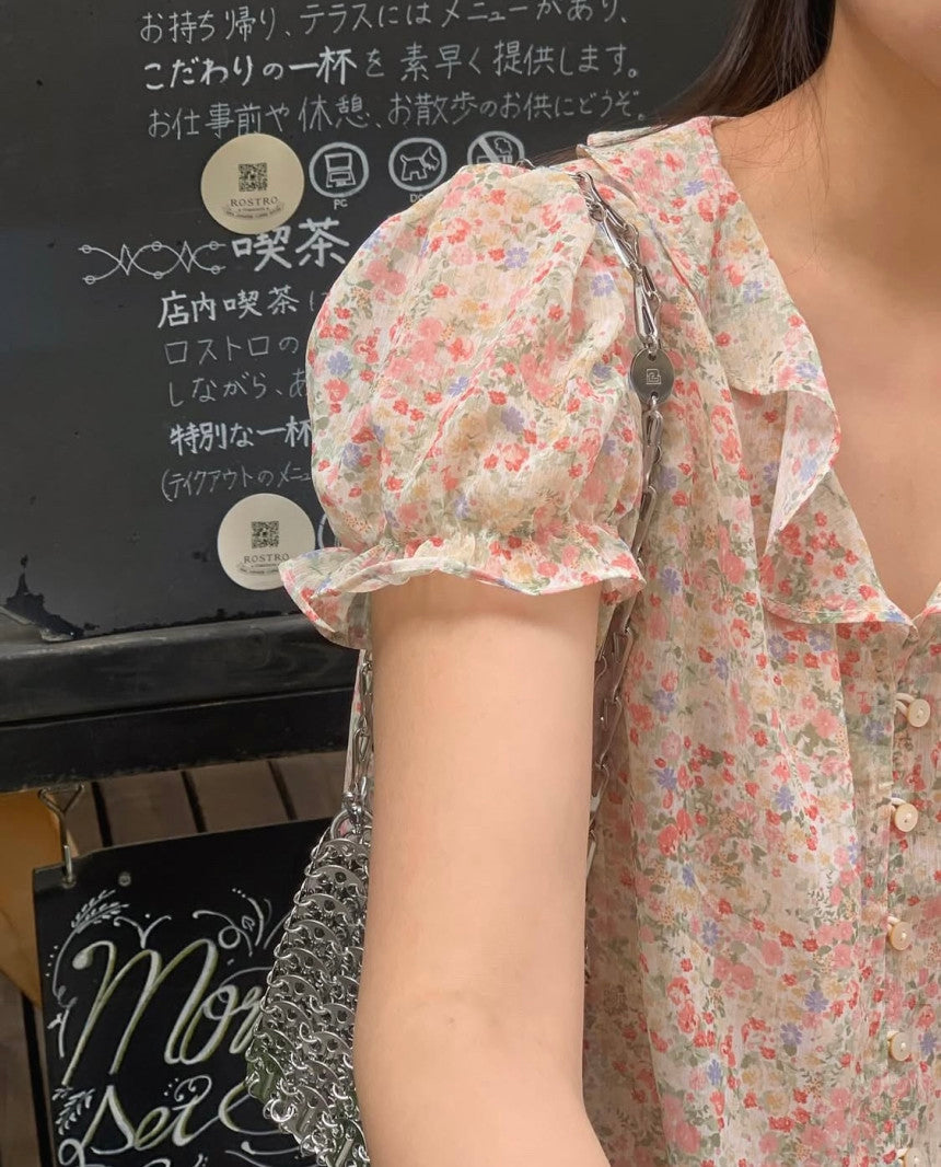 liter kiko flower blouse