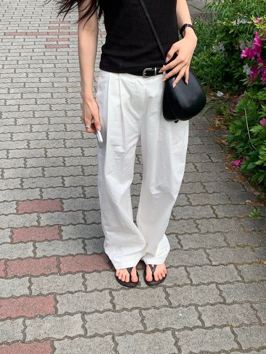 Two-tuck bio pants-2col