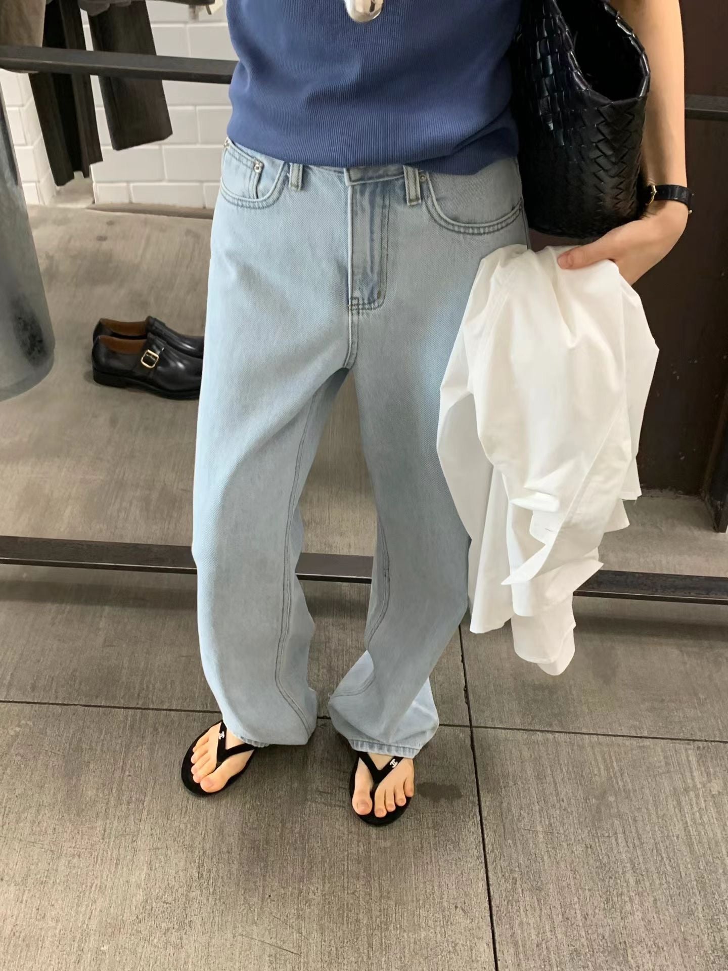 Ounce liv light blue denim