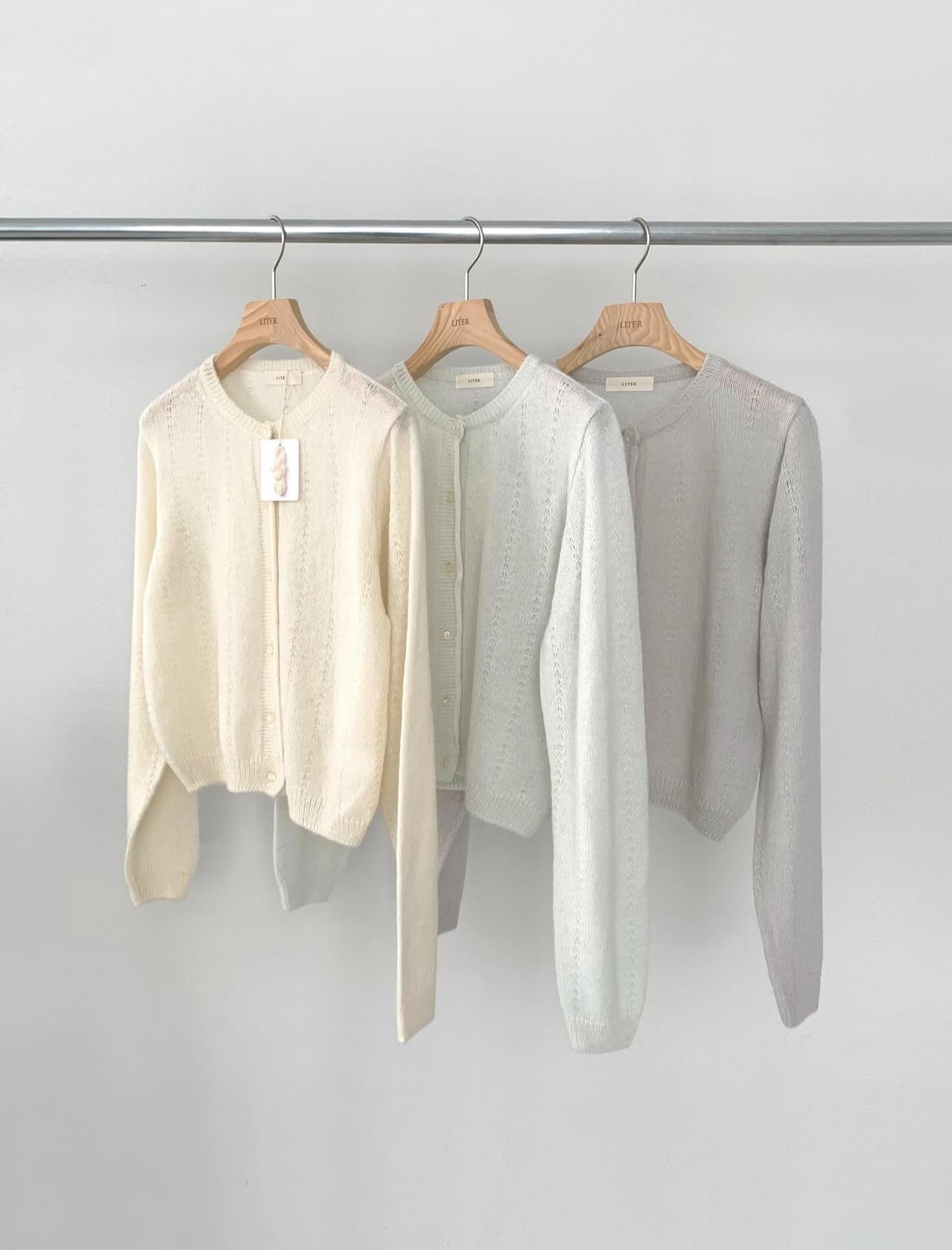 butter即納 liter melrose alpaca cardigan-3col