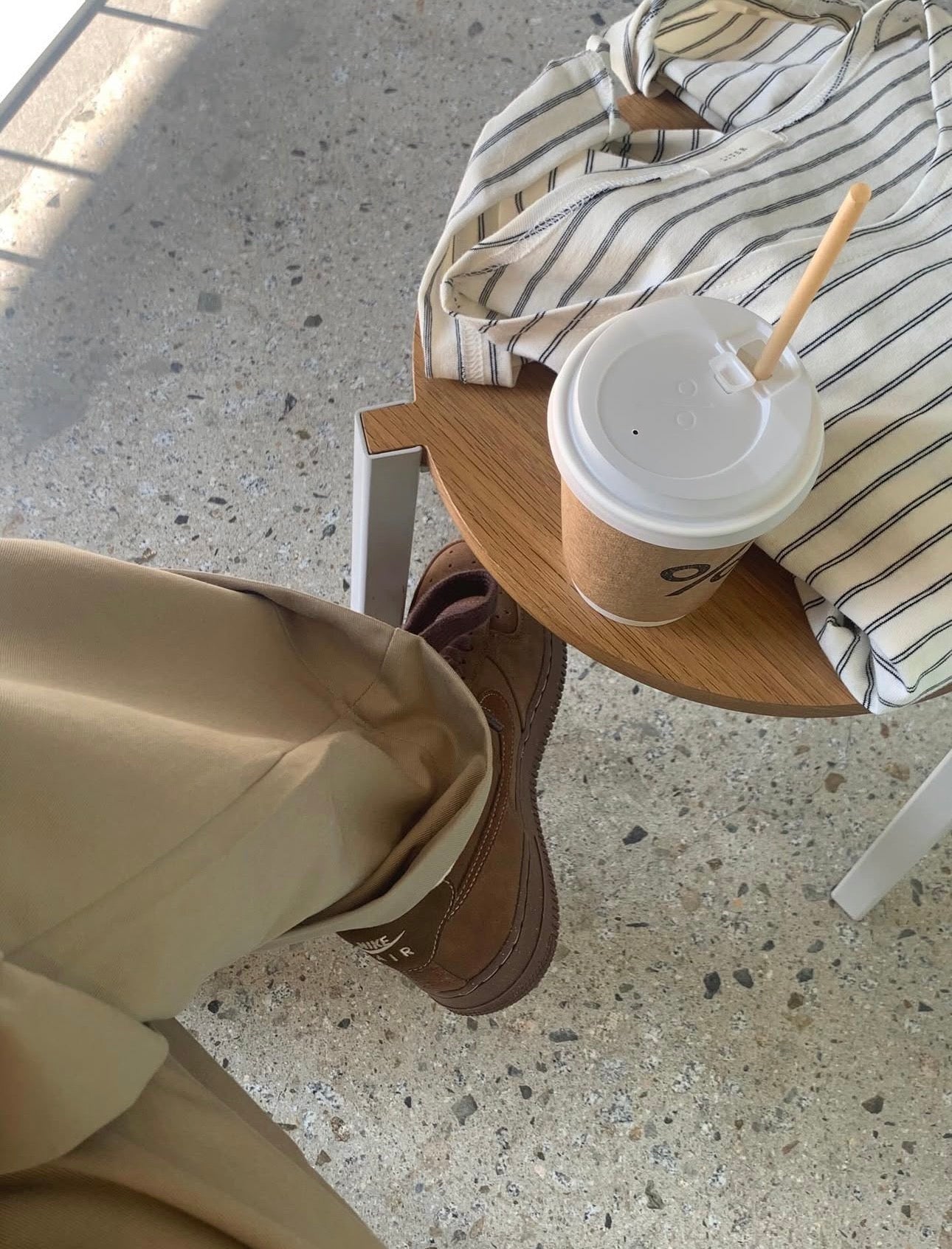 liter rill cotton banding pants-2col