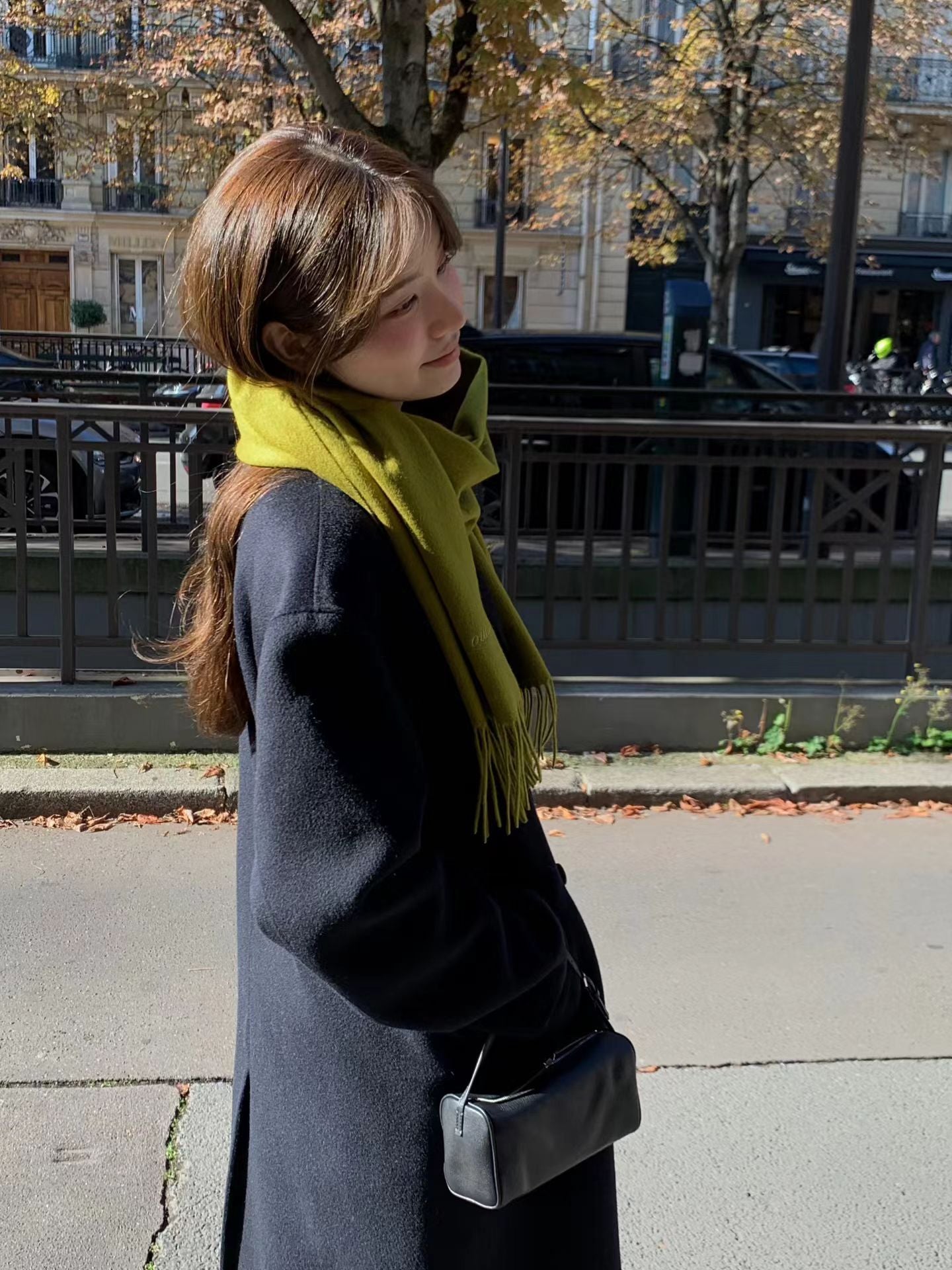 Ounce cashmere double over coat-2col