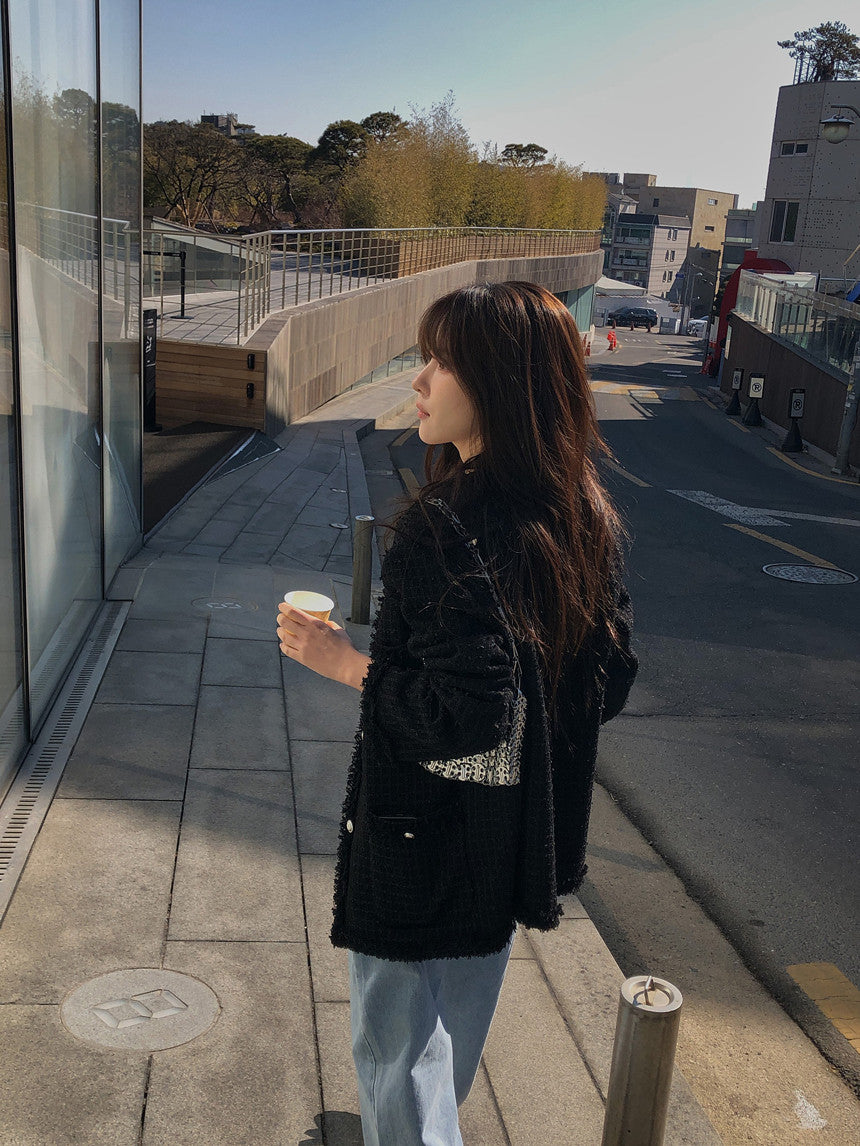 Edga tweed jacket-3col