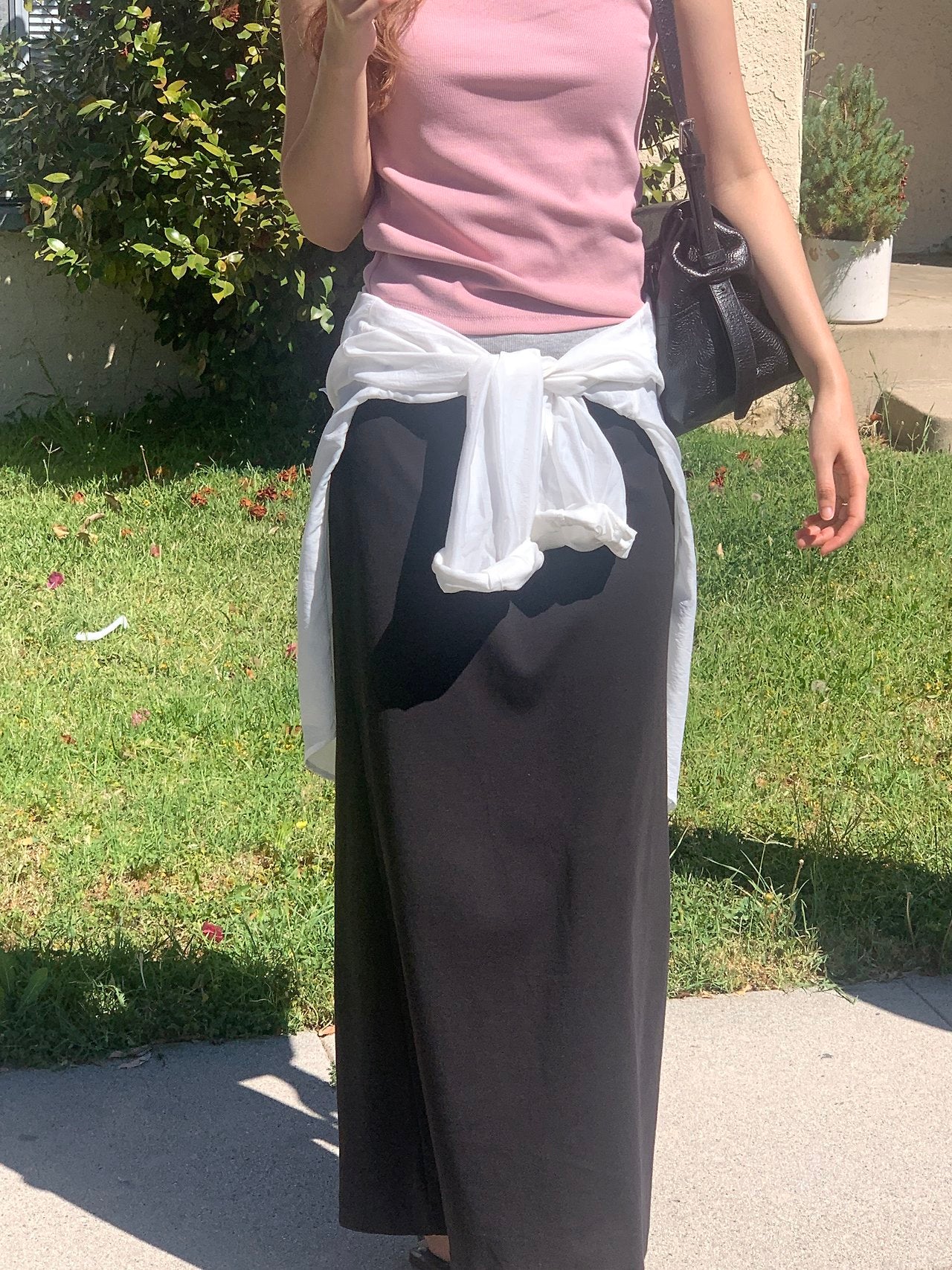 Rive jersey long skirt-4col