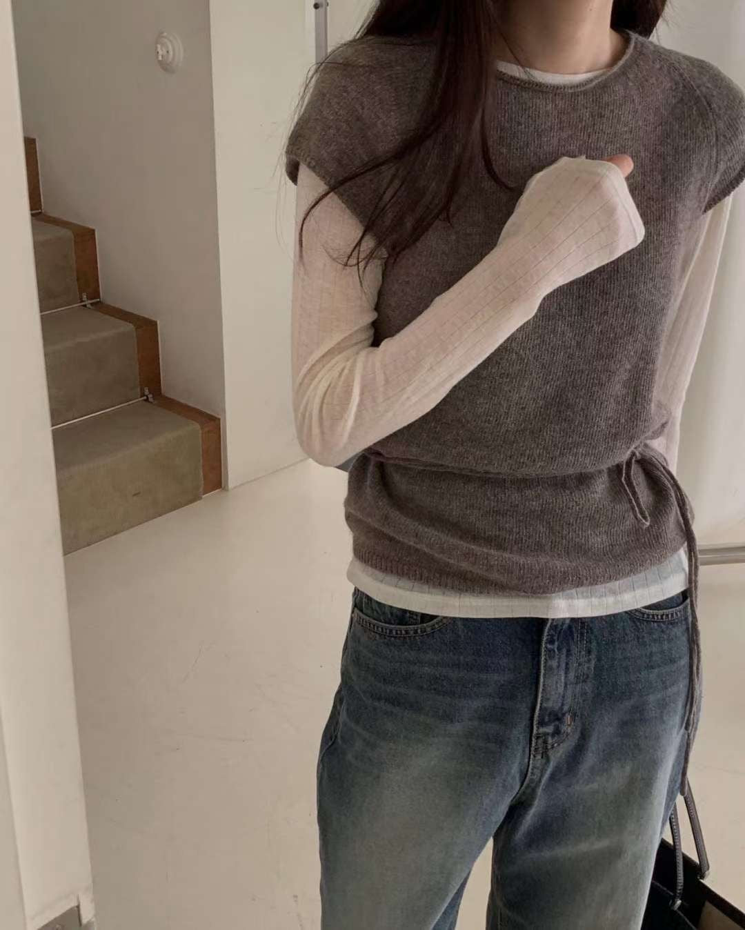 Fox belt knit-3col
