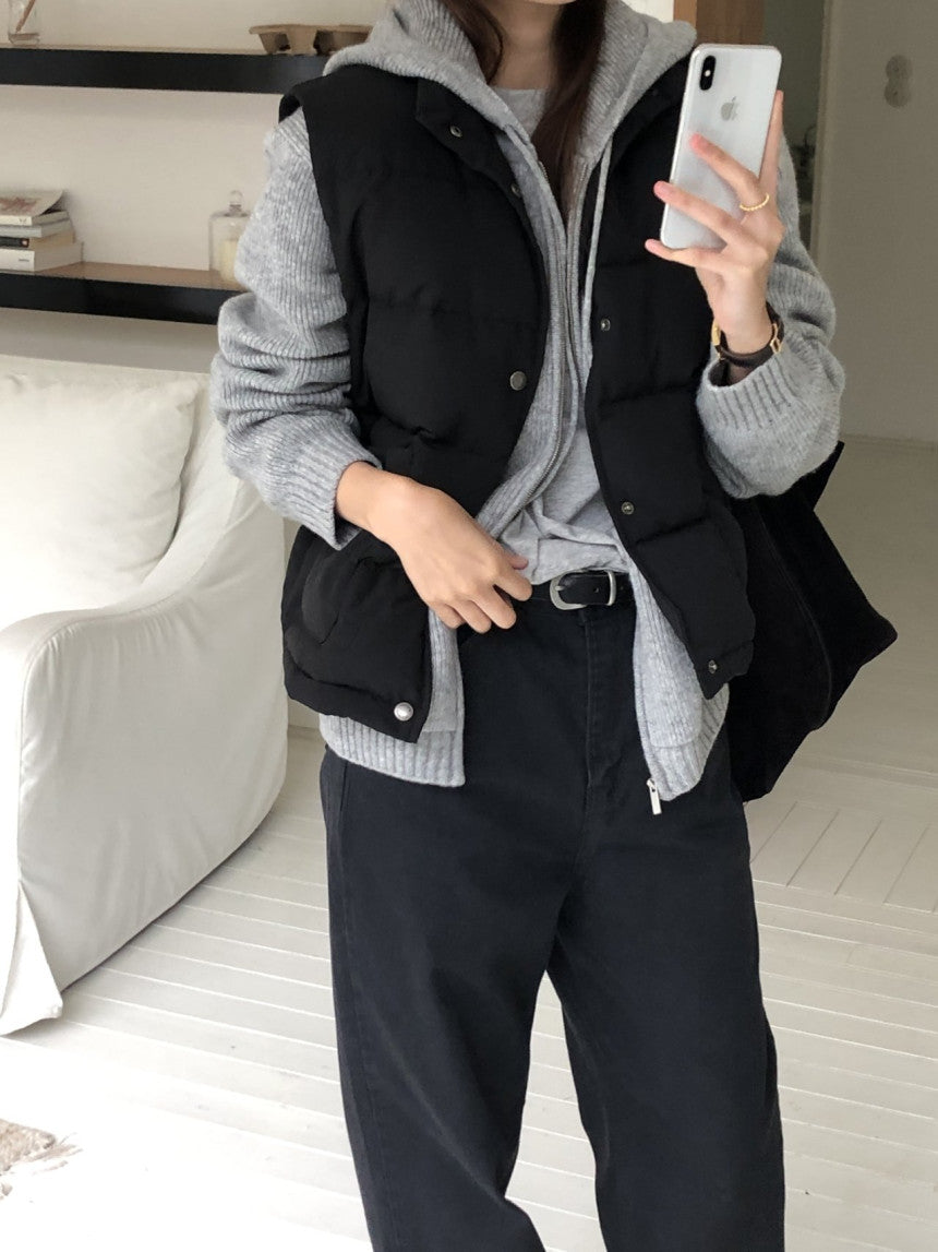 Bloom duckdown vest-3col