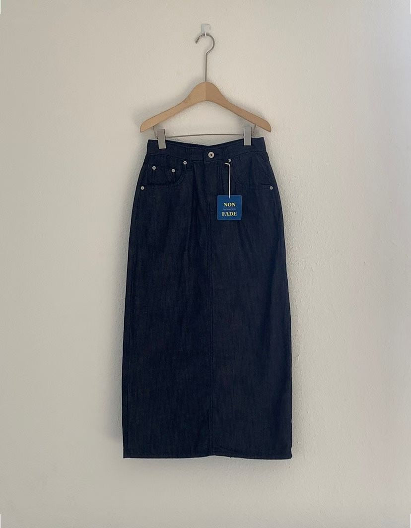 indigo skirt