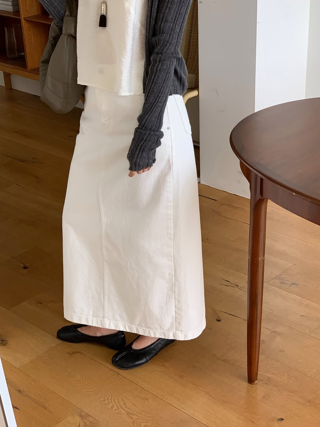 Marie vintage A-line skirt-2col