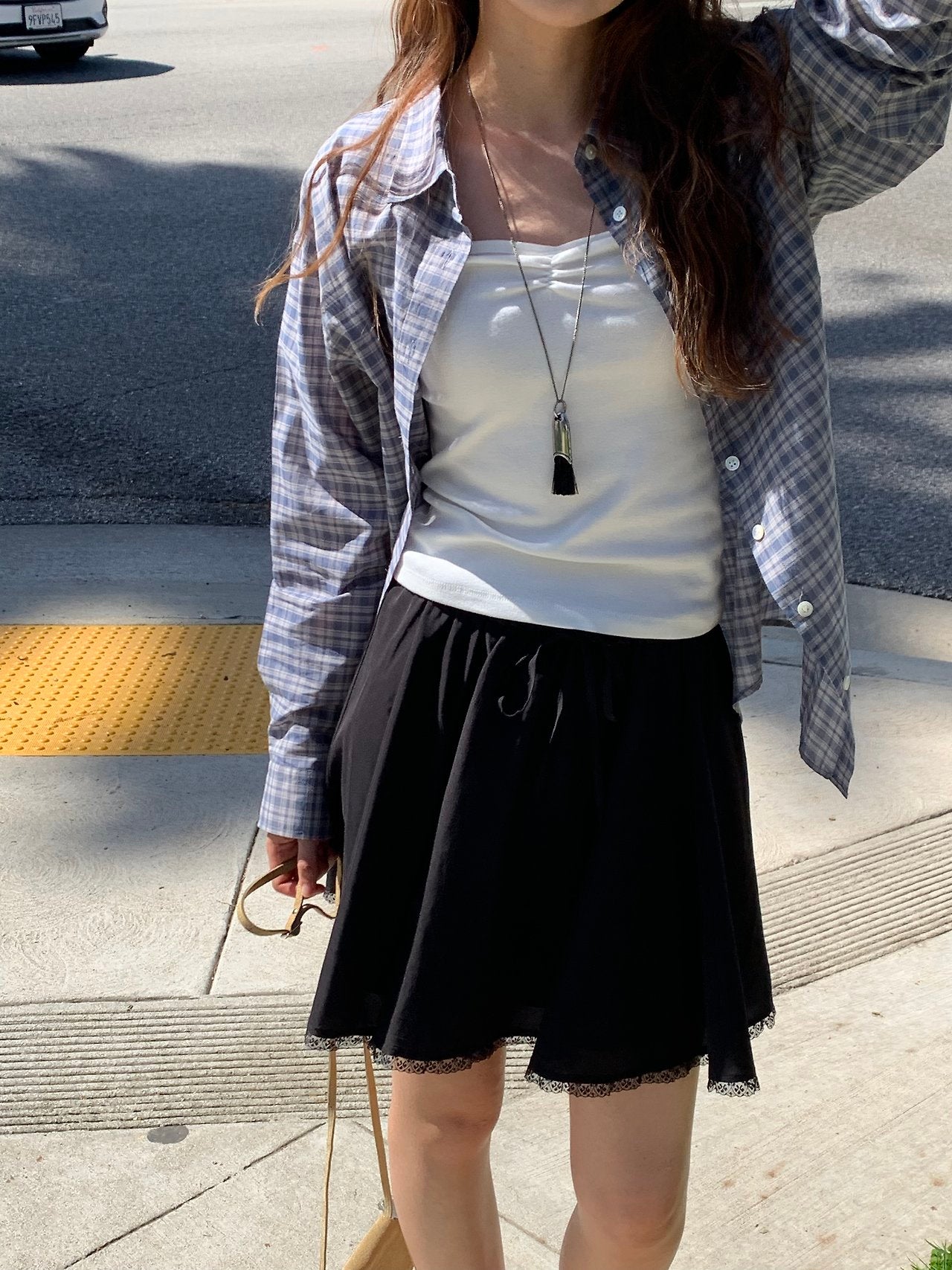 Halen check shirt-2col