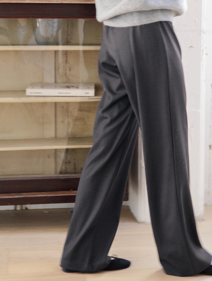 Row flare slacks-3col