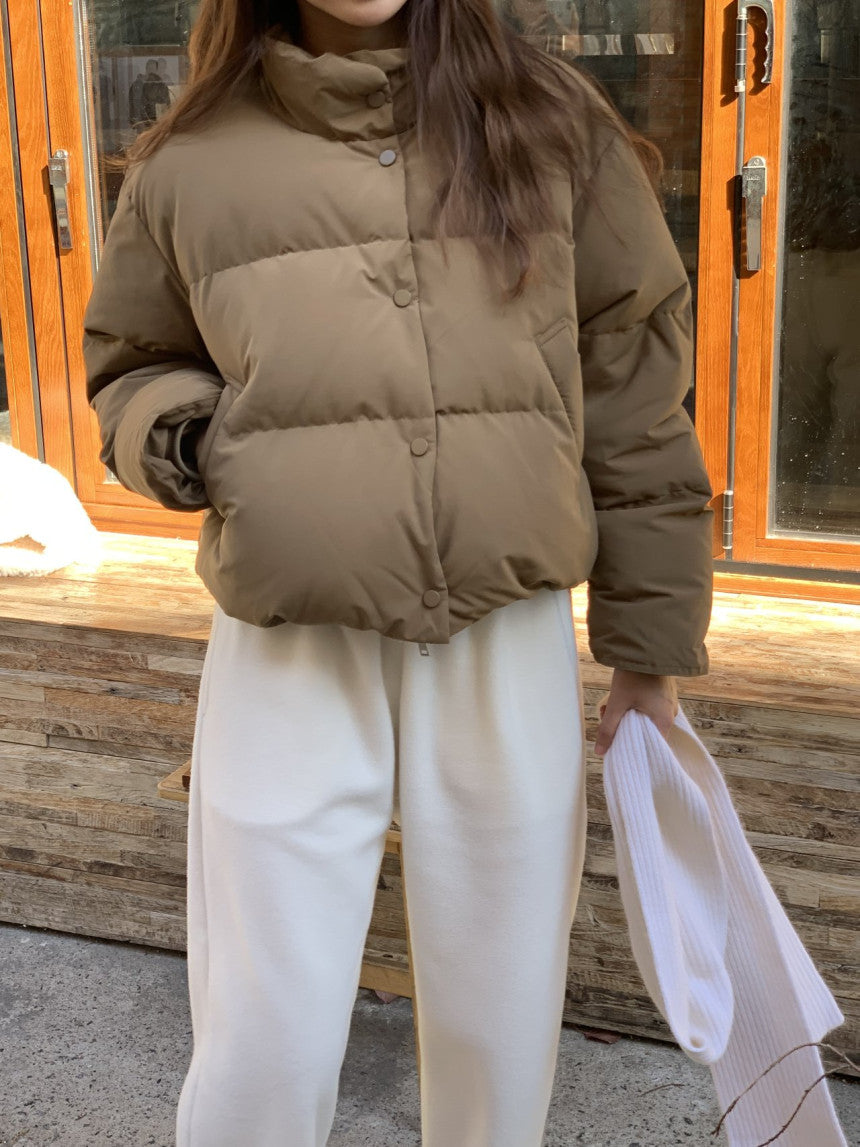 Basel duckdown short padding-3col