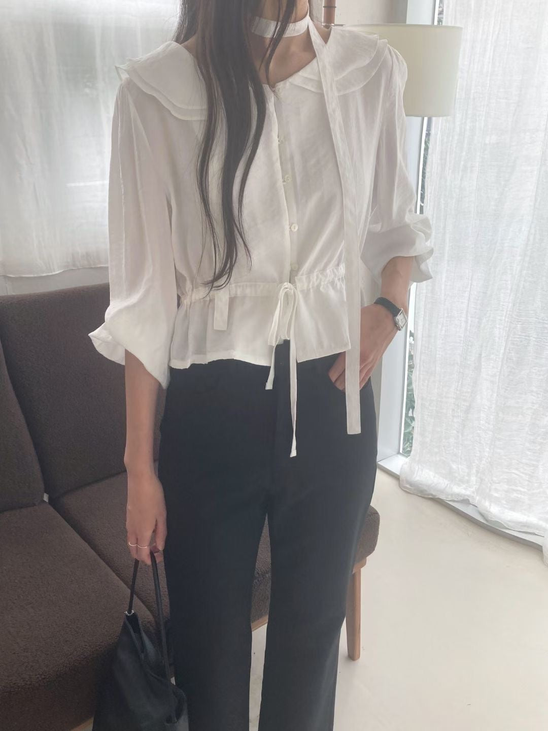 Leju blouse-2col