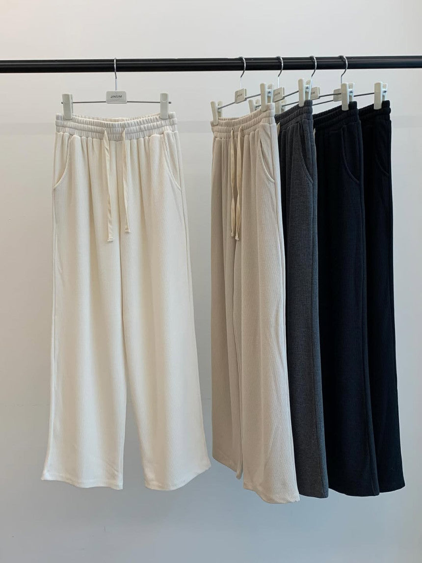 Relaxed pants-5col
