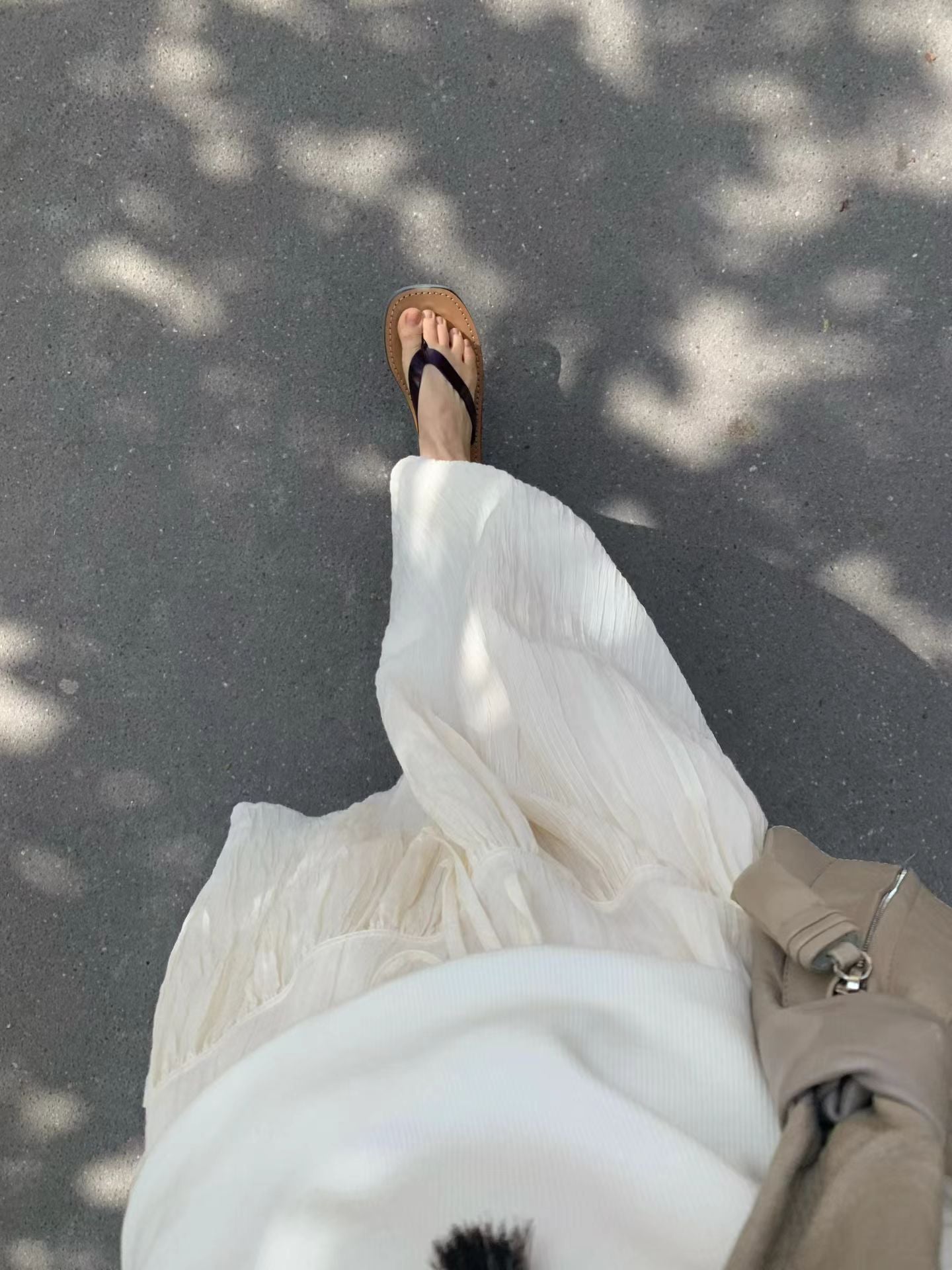 sale即納 Ounce crinkle skirt