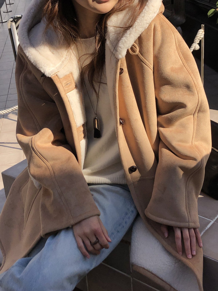 Fitz hoodie shearing half mustang