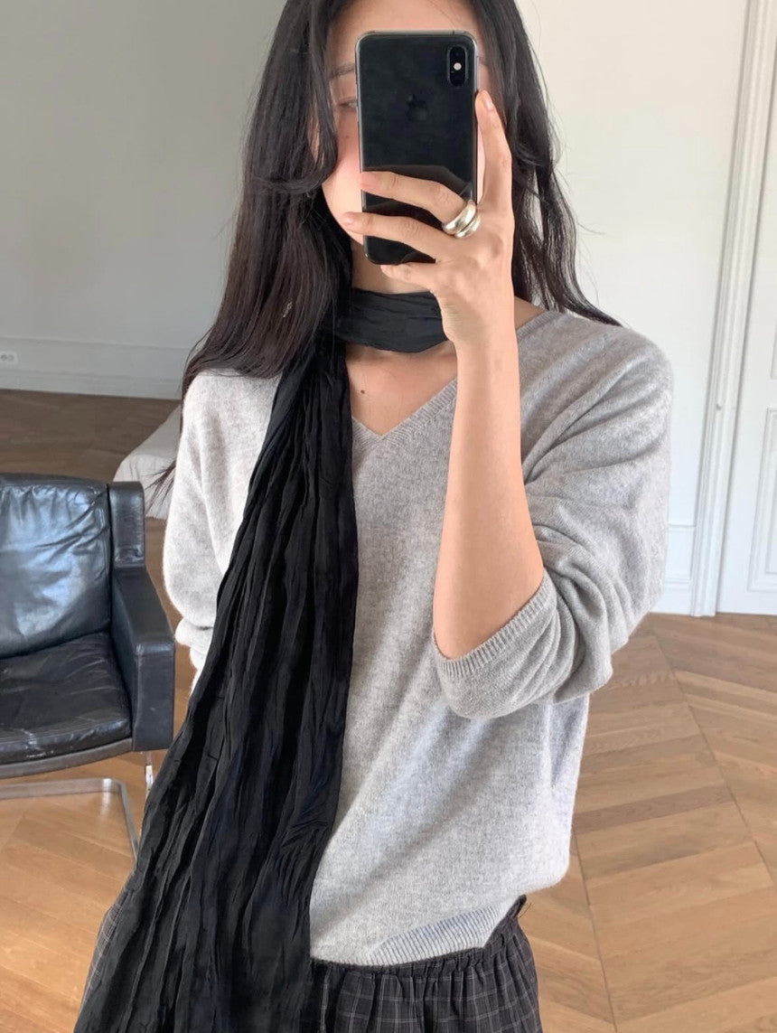pleated scarf-2col