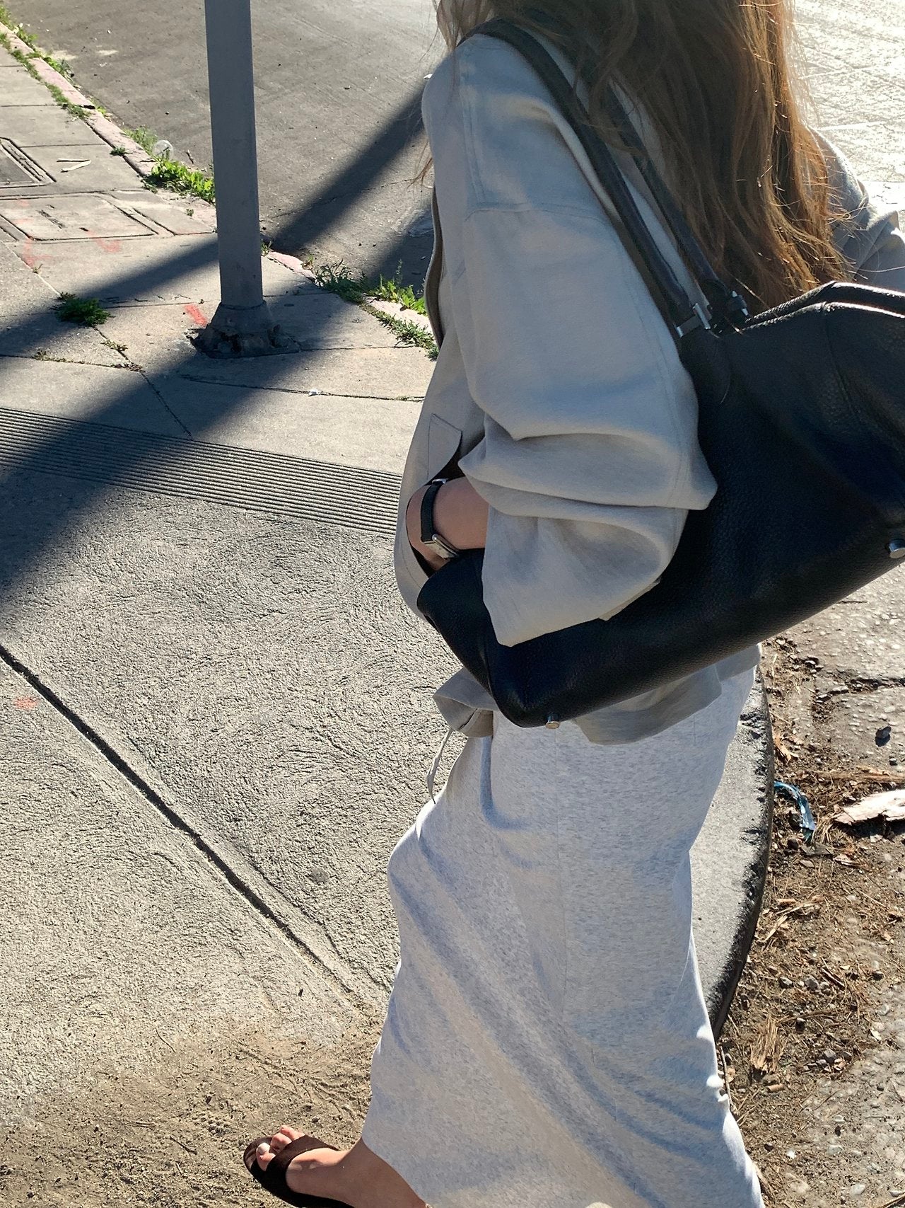 Rive jersey long skirt-4col