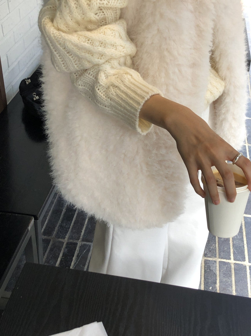 Kelly shearling vest