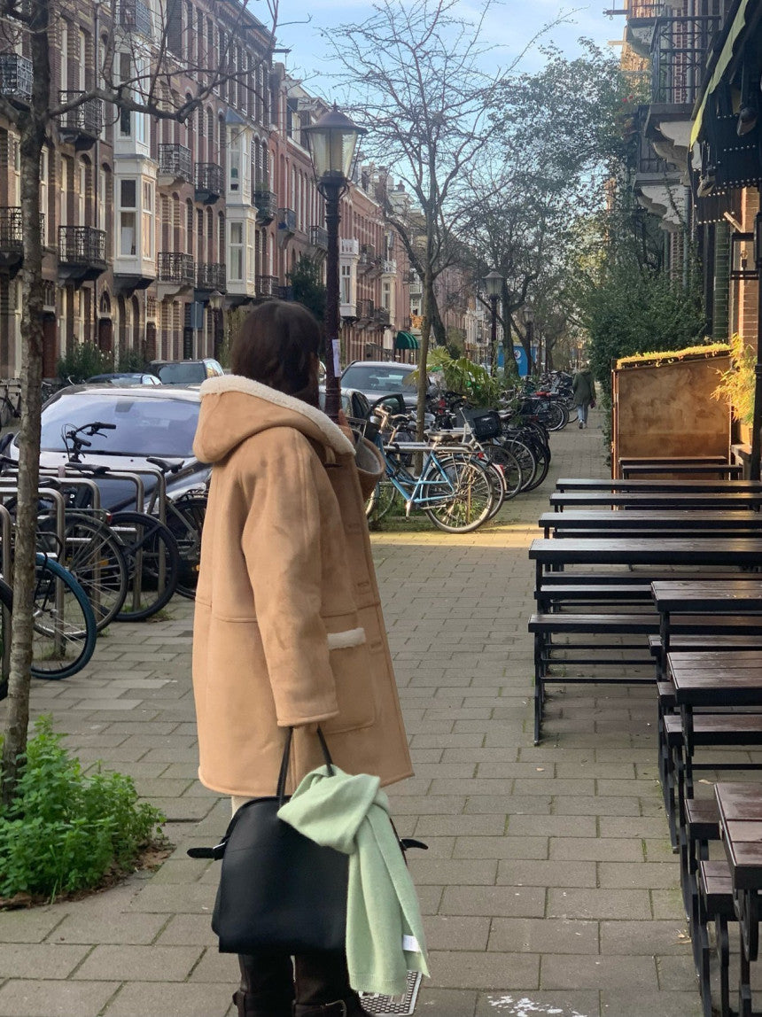 Fitz hoodie shearing half mustang