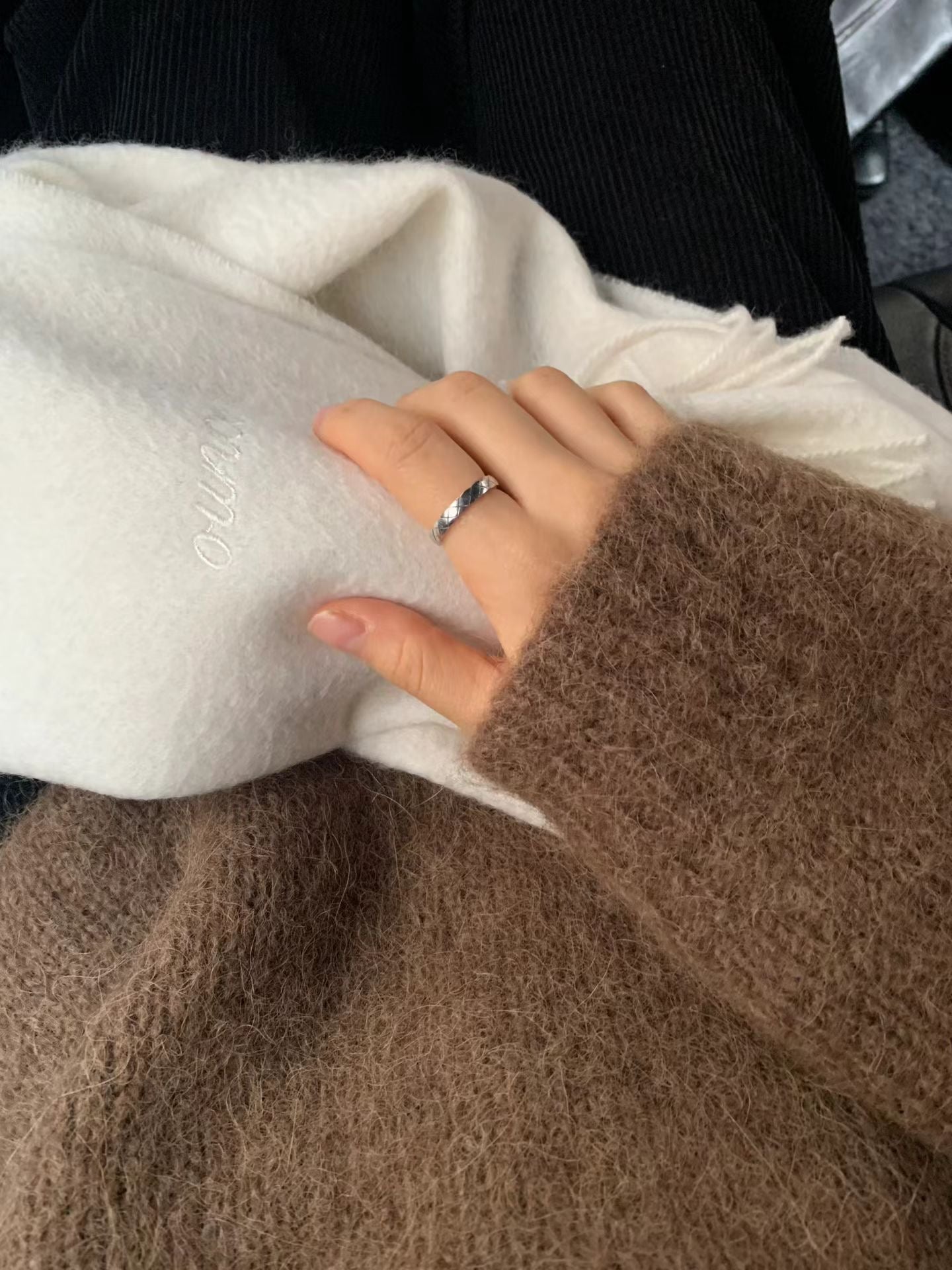 Ounce wool alpaca hair knit-3col