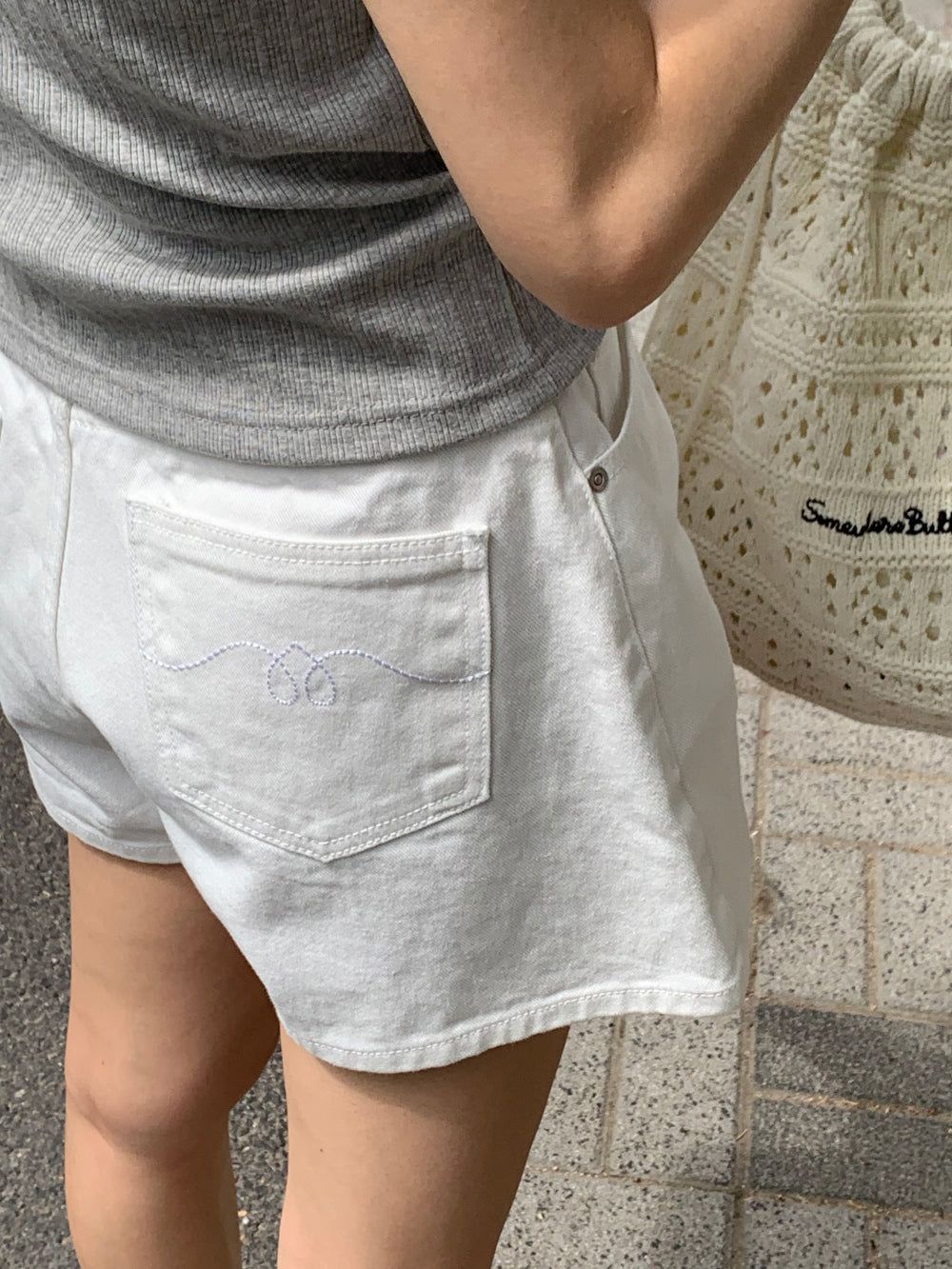 winner denim shorts-2col