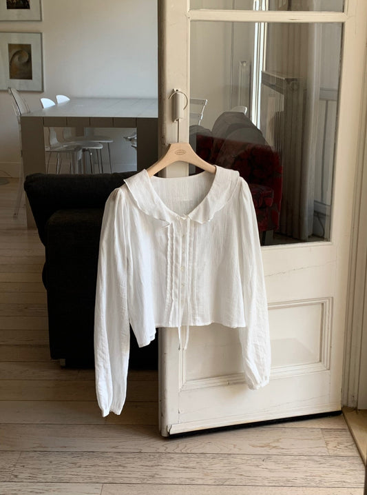 ruffle blouse-2col