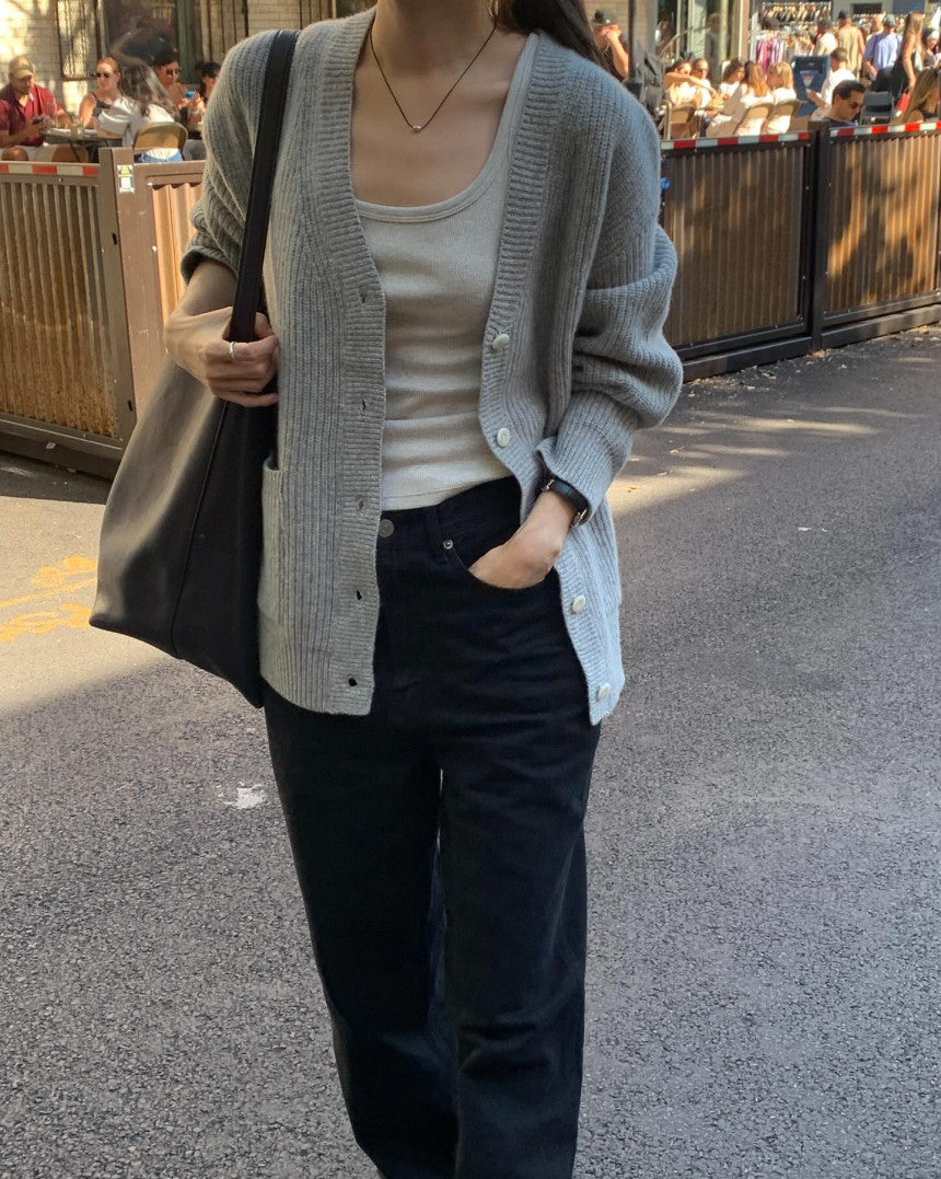 Mue hachi cardigan-4col