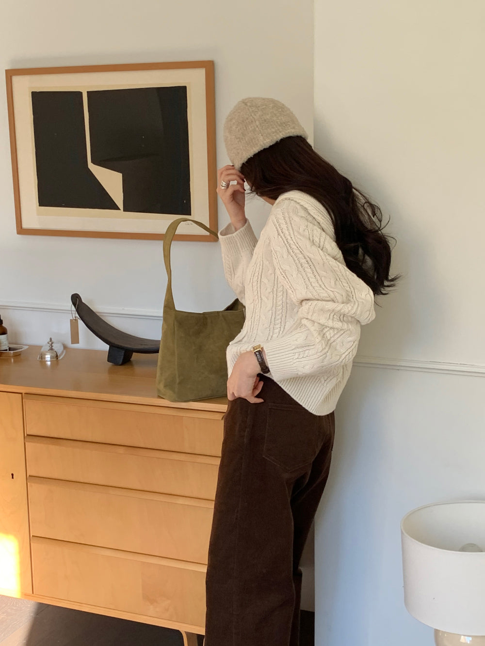 mona hood cardigan-3col