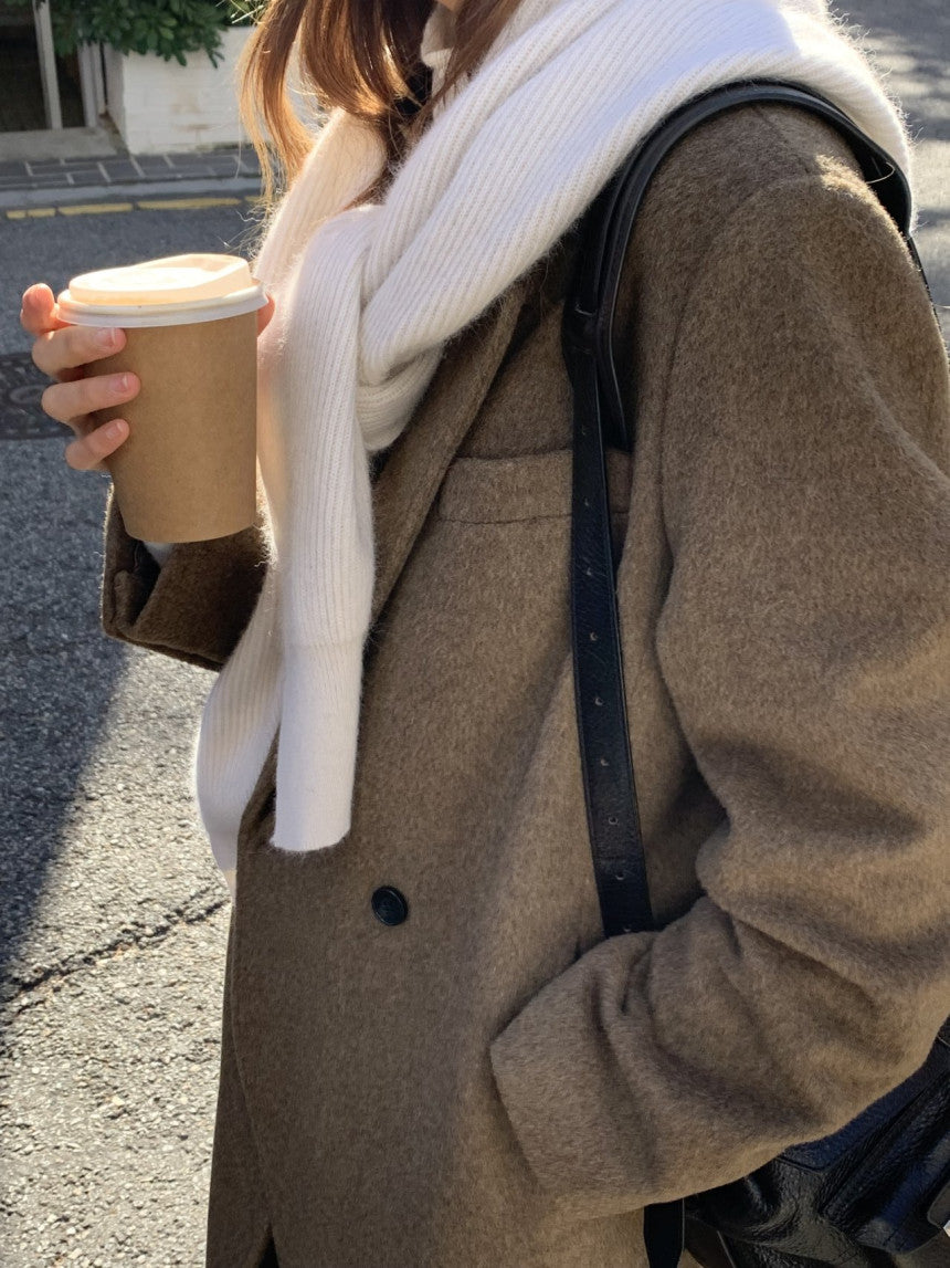 Verona raccoon knit bolero-3col