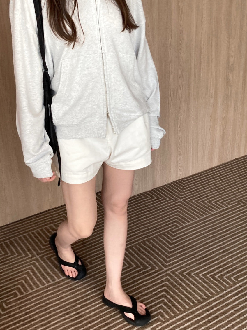 summer 2way hood zip up-2col