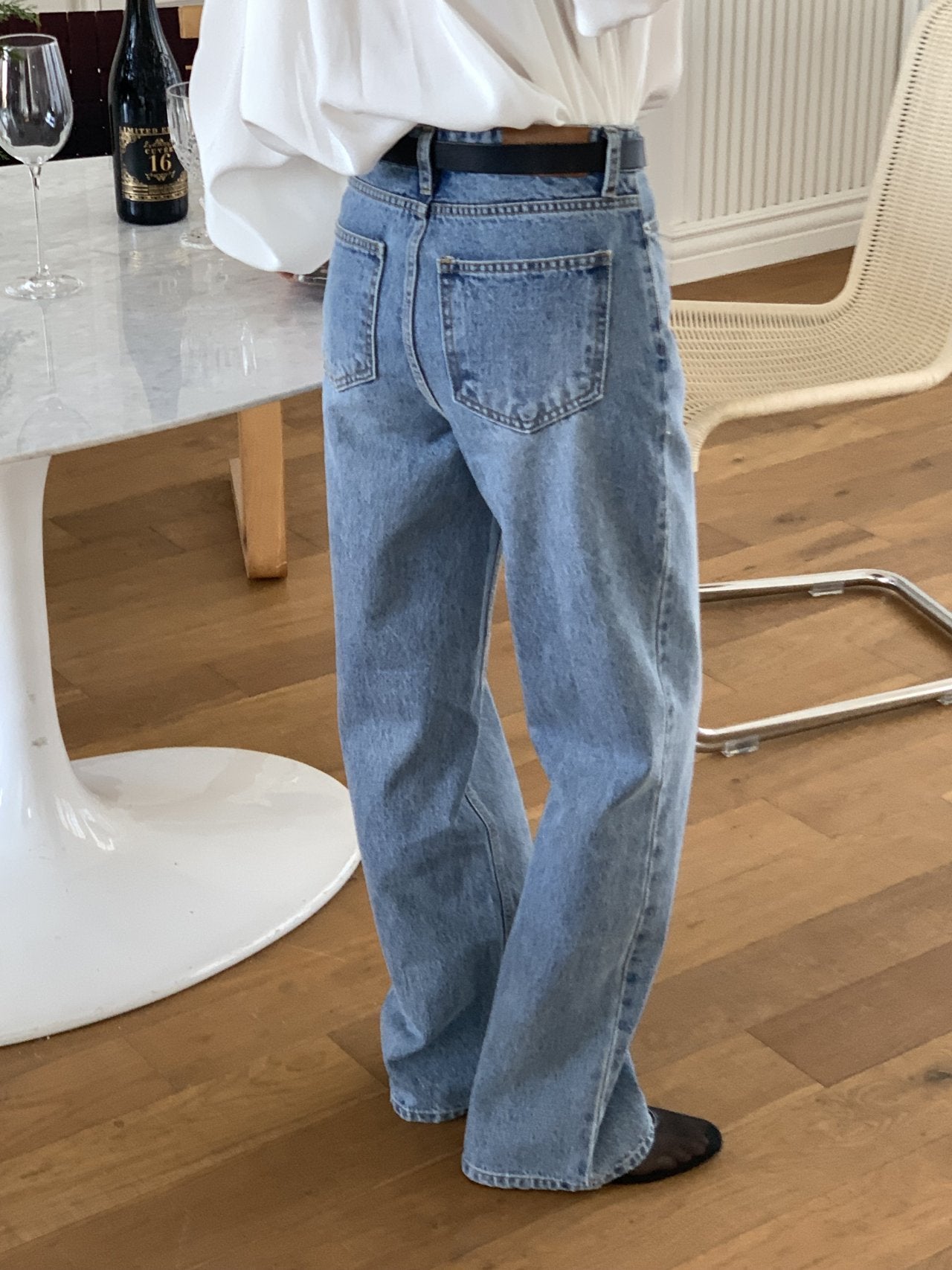 Laura straight fit denim pants