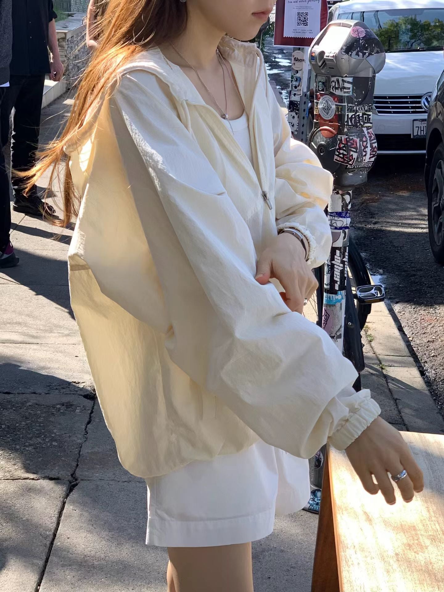 Ounce day hood anorak jumper-3col