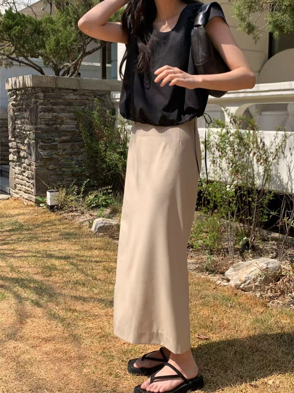 Ounce callum maxi skirt-2col