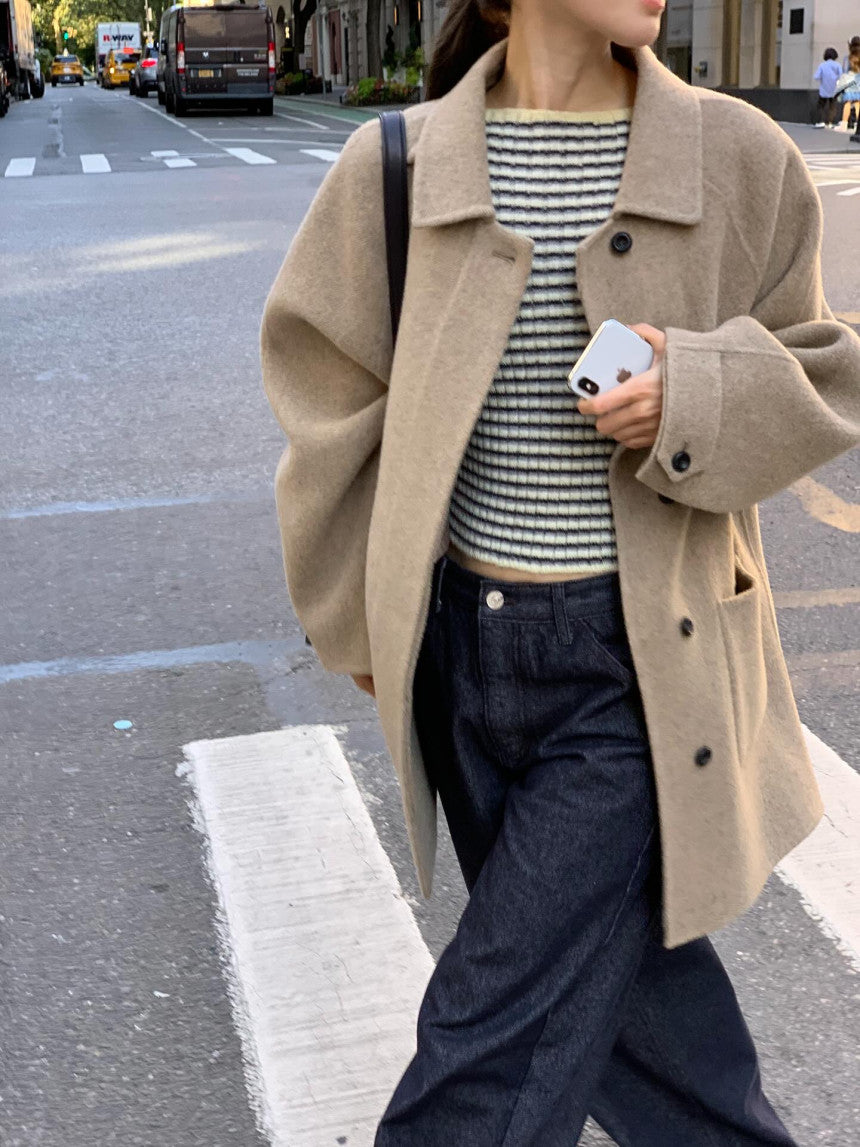 Bruni half handmade coat