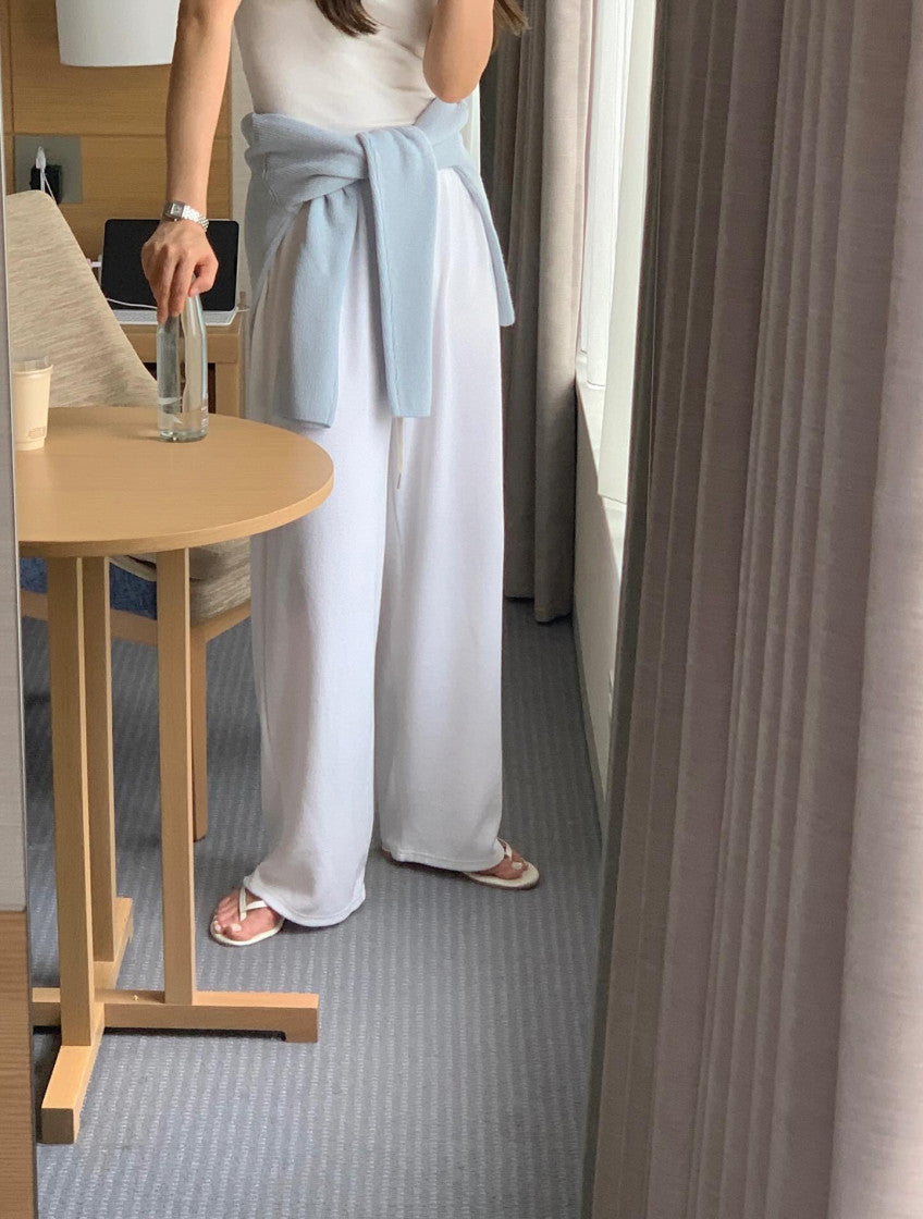 liter lounge air staight pants-3col
