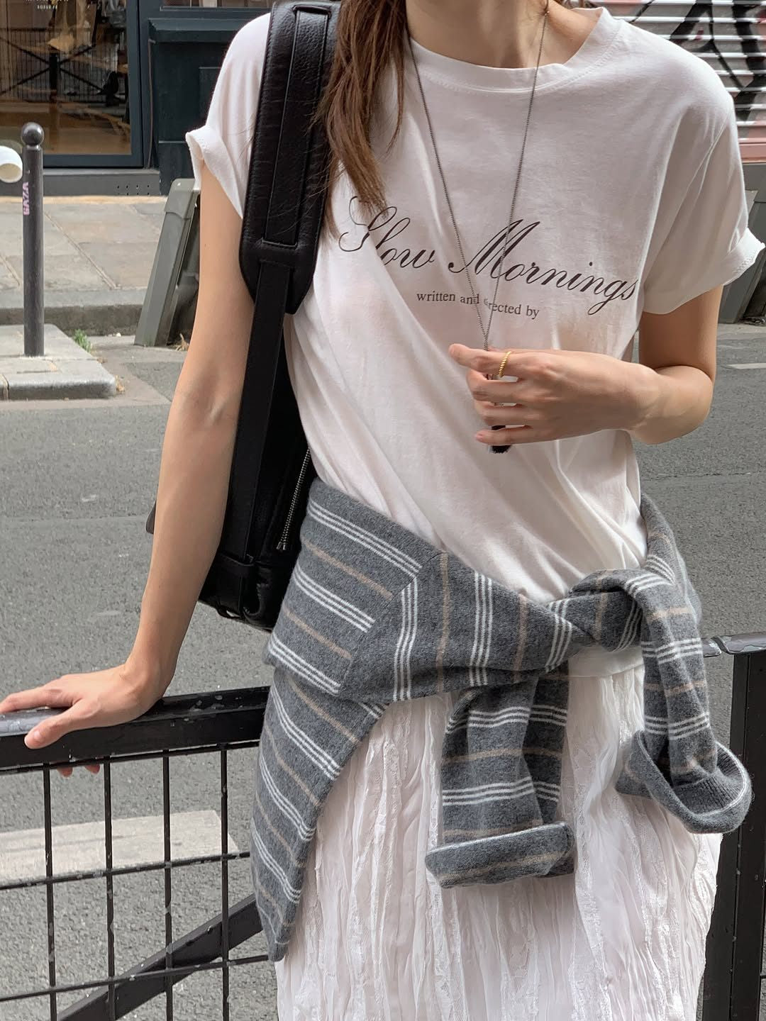 Slow Morning short sleeve T-2col