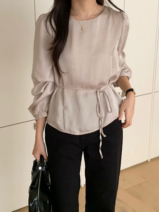 dear satin blouse-3col