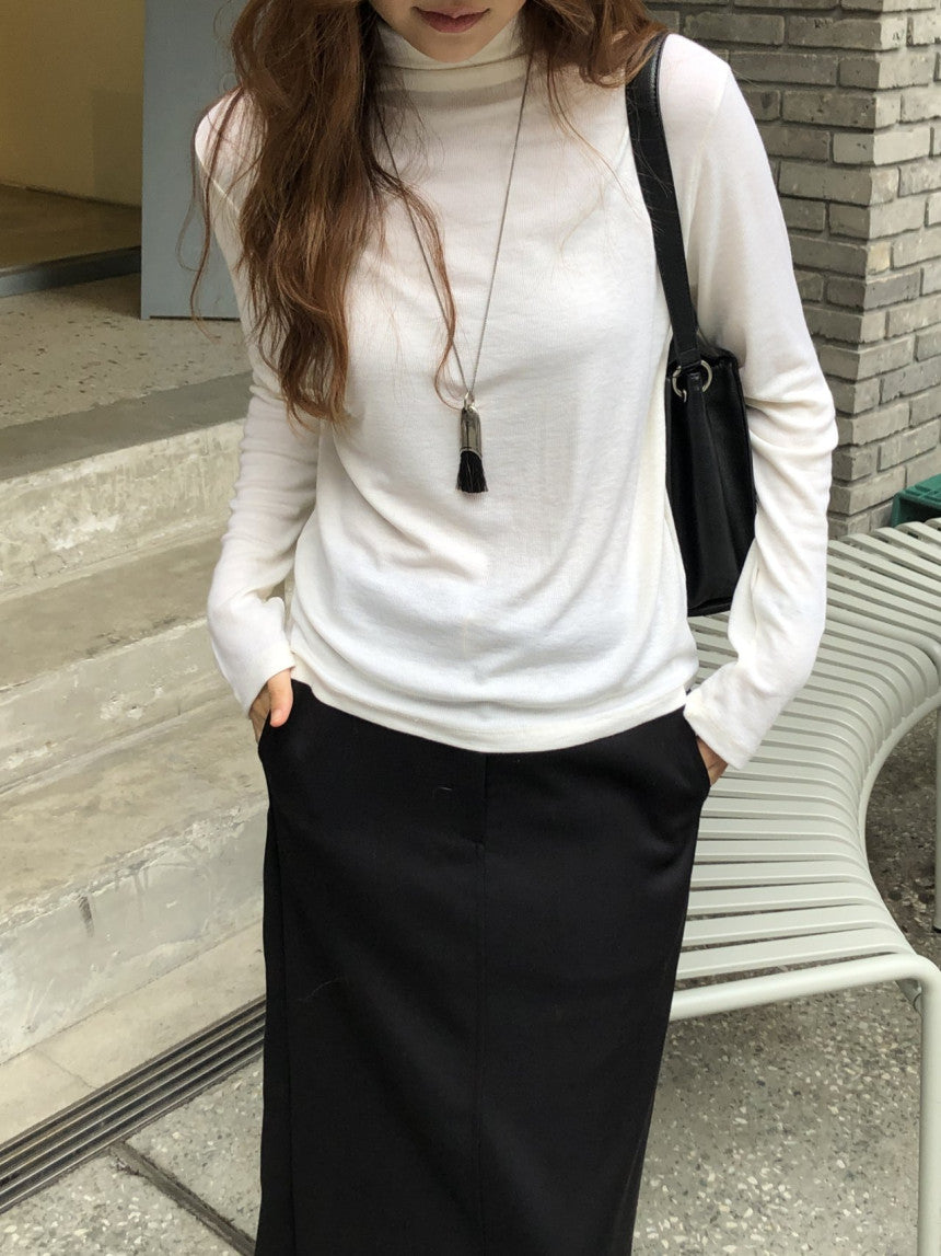 Ria soft turtleneck T-4col