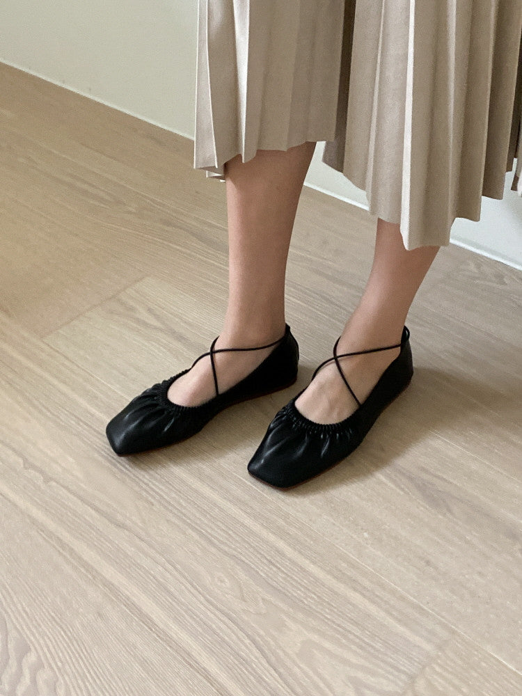 soft shirring flat