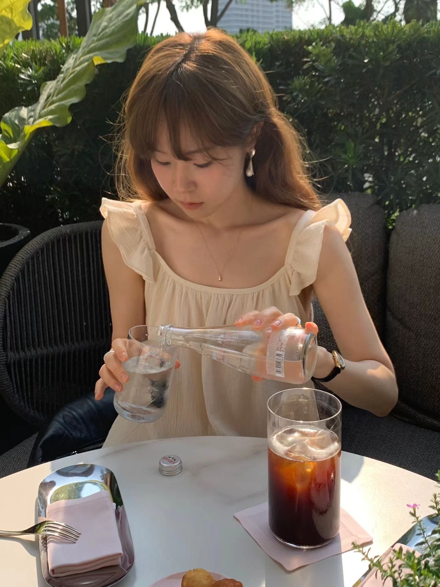 crema即納 Ounce any frill blouse-2col