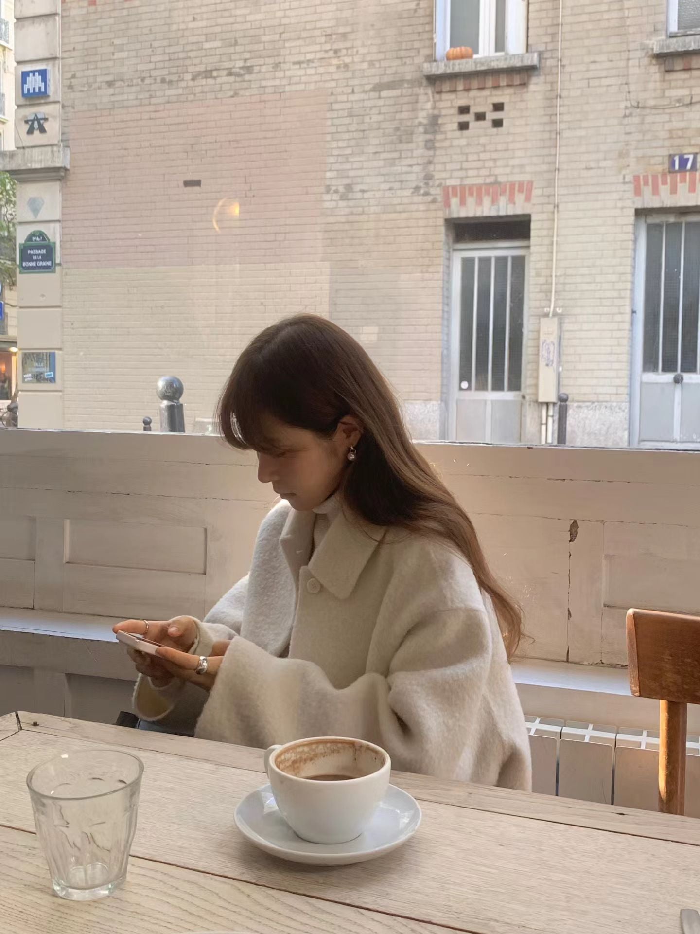 Ounce cash raglan turtleneck knit-3col