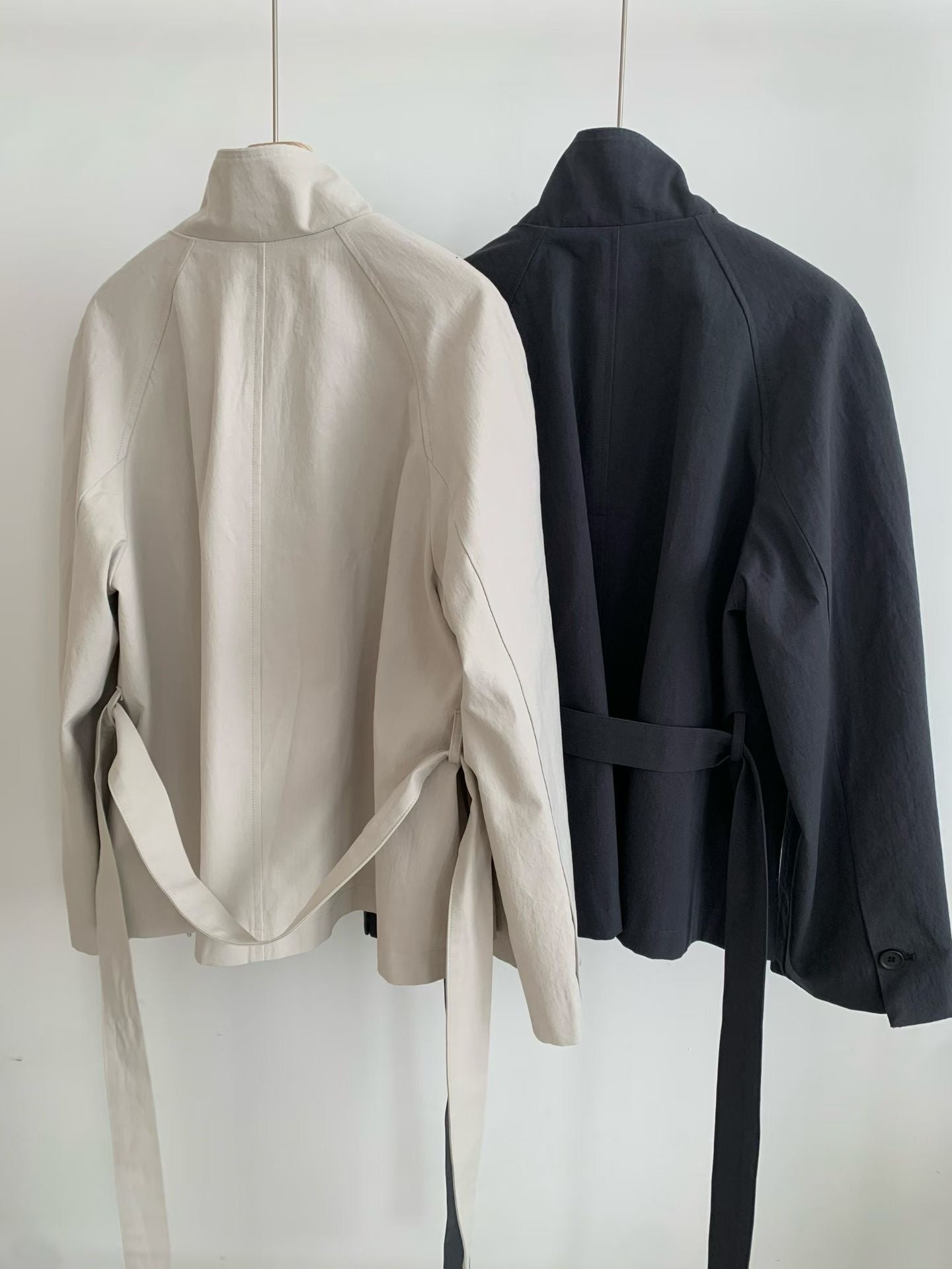 Butter hidden trench jacket-2col