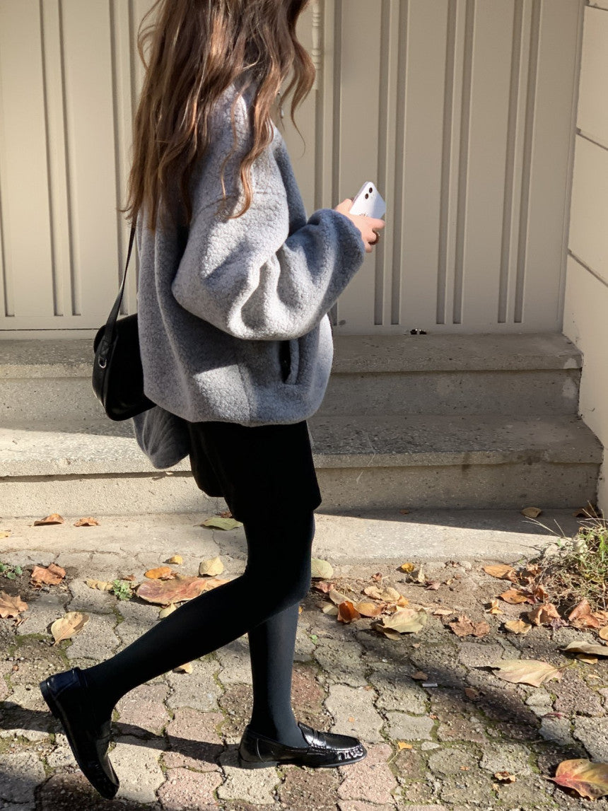 Cris fine wool dumble zip up jumper-3col