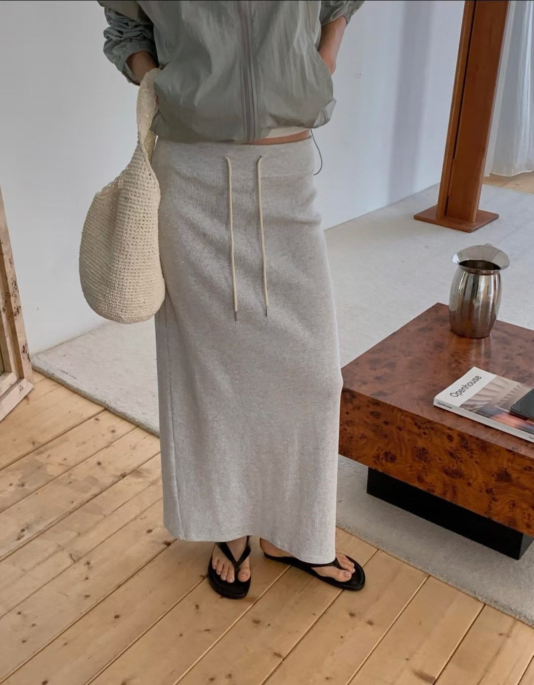 Waffle skirt-3col