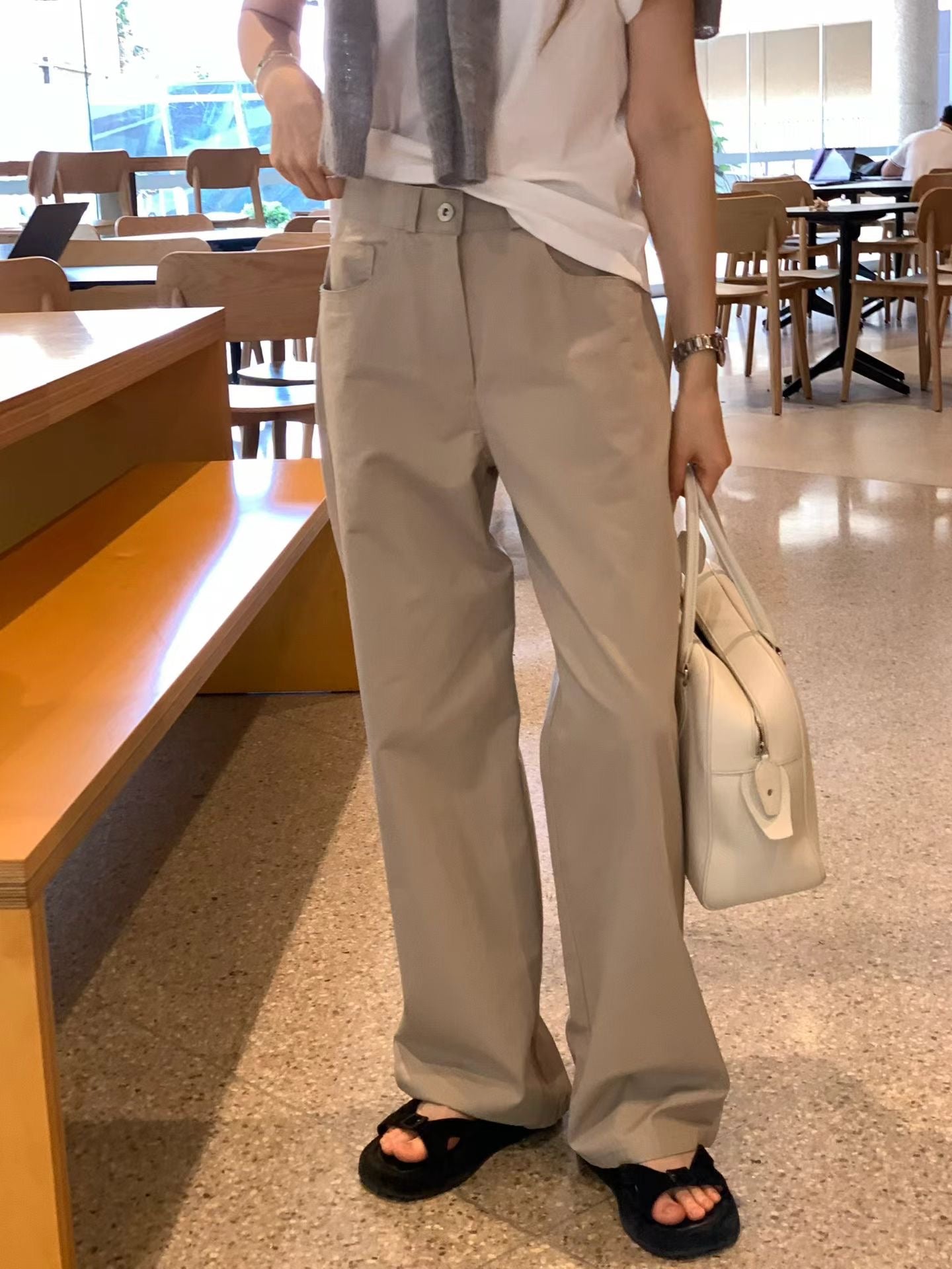 Ounce core washing pants-2col