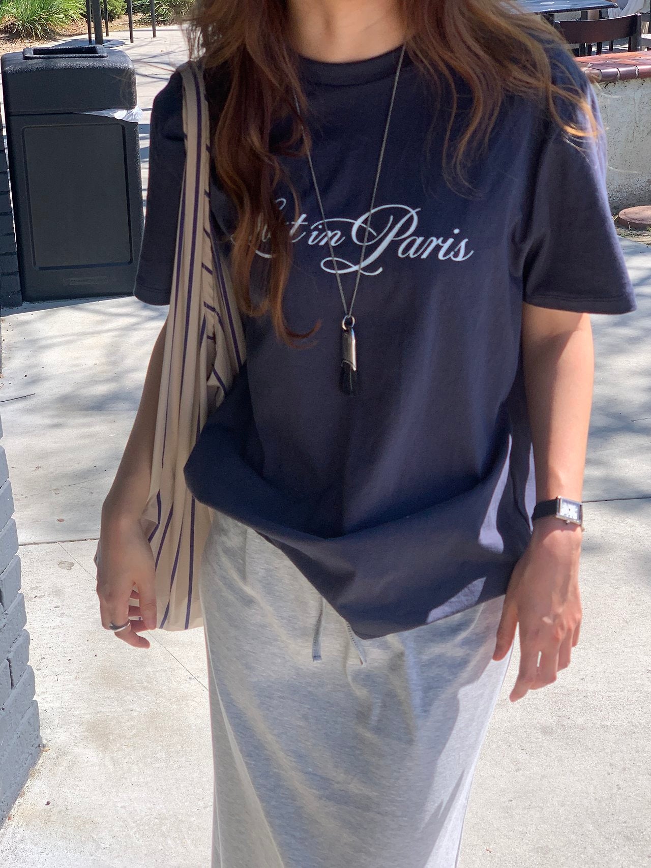 Lost in paris box fit T-3col