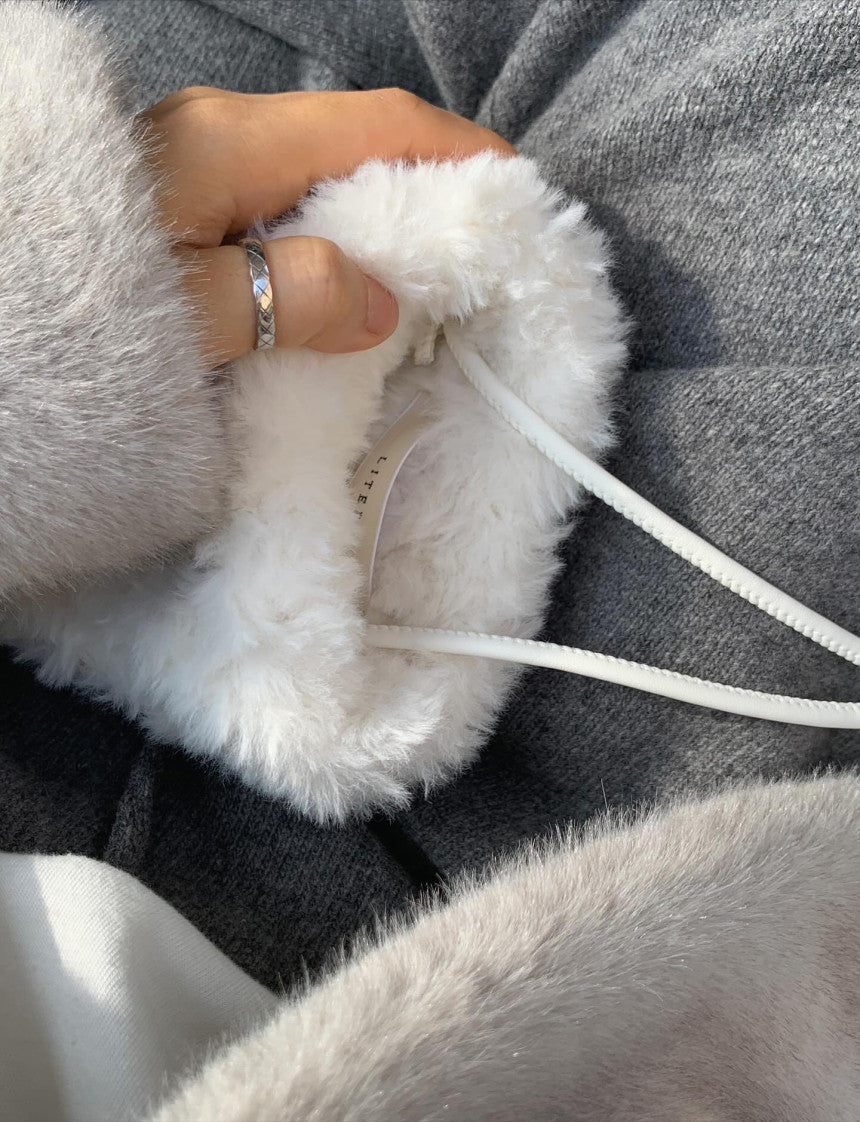 liter banny handmade fur bag