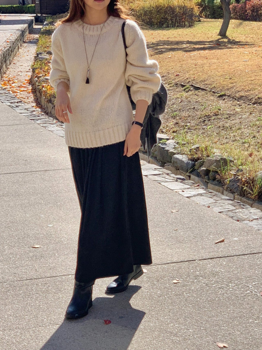 Rue suede flare skirt