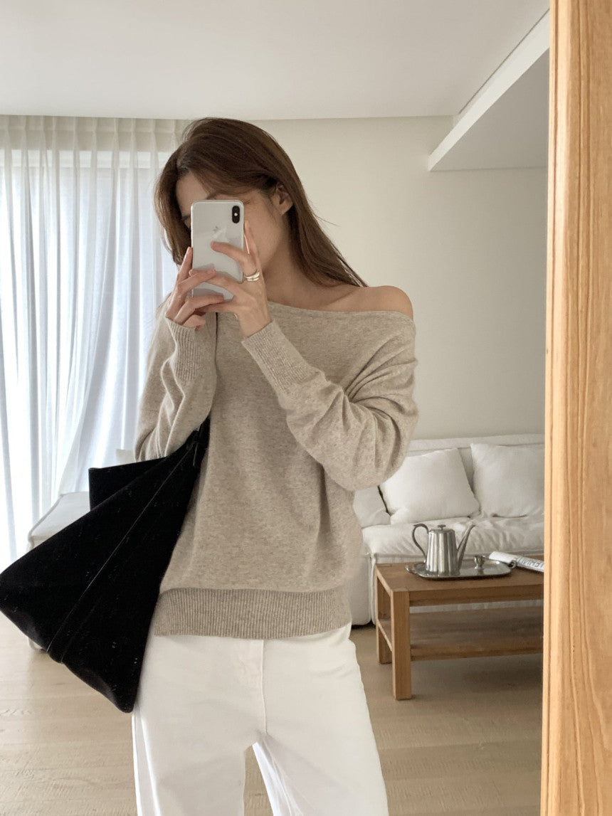 Siena fox unbalance knit-3col